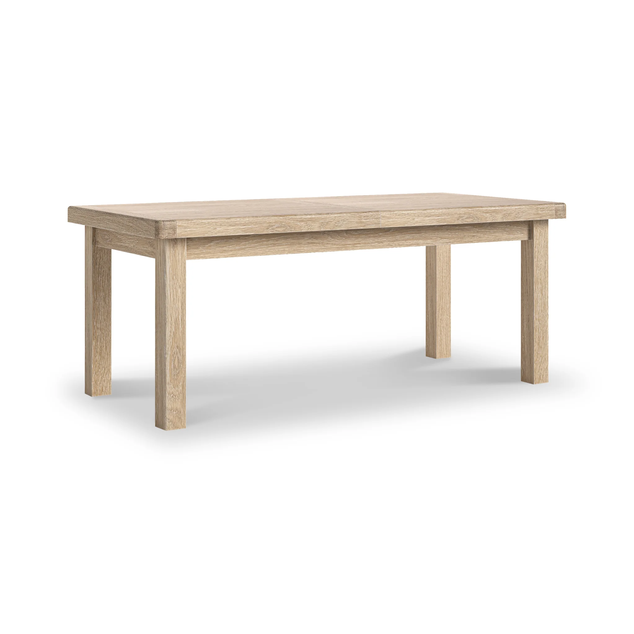 Portland Washed Oak 200-245cm Extendable Dining Table - Image 3
