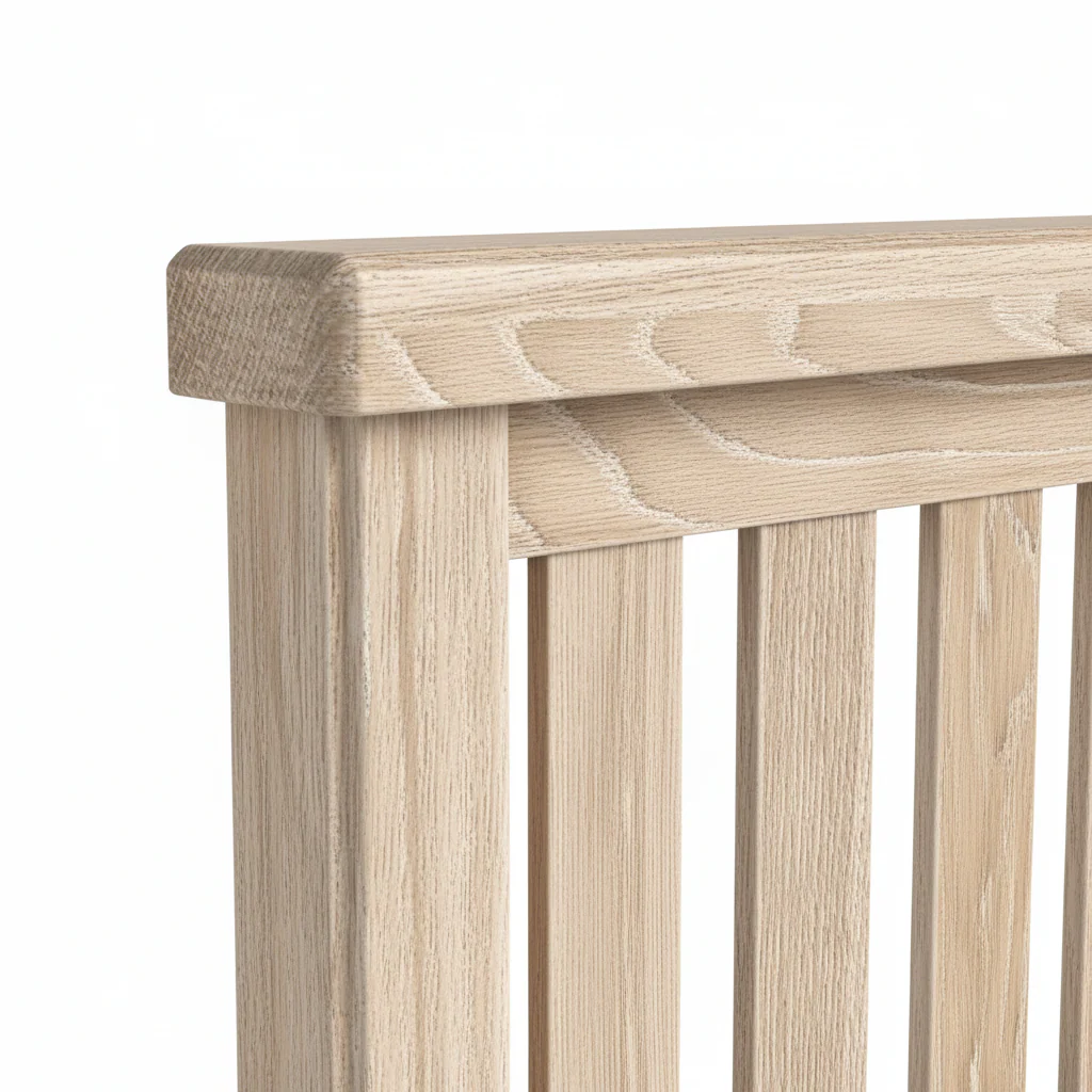 Portland Washed Oak Bed Frame - Image 4