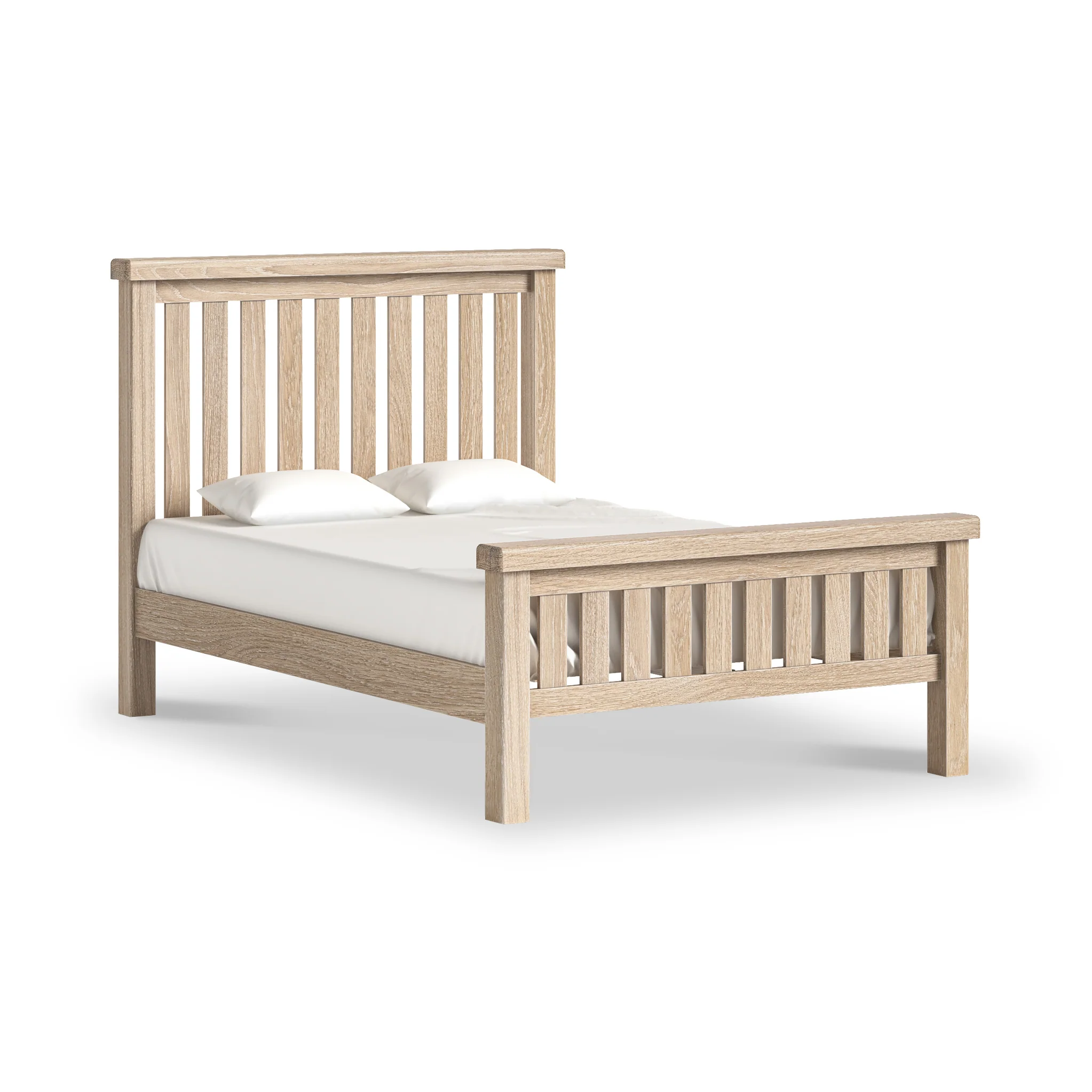 Portland Washed Oak Bed Frame - Image 6