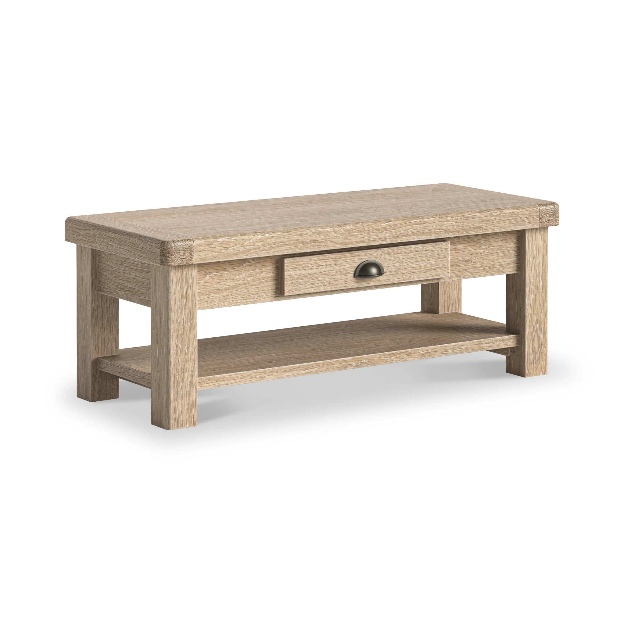 Portland Washed Oak Coffee Table - Image 3