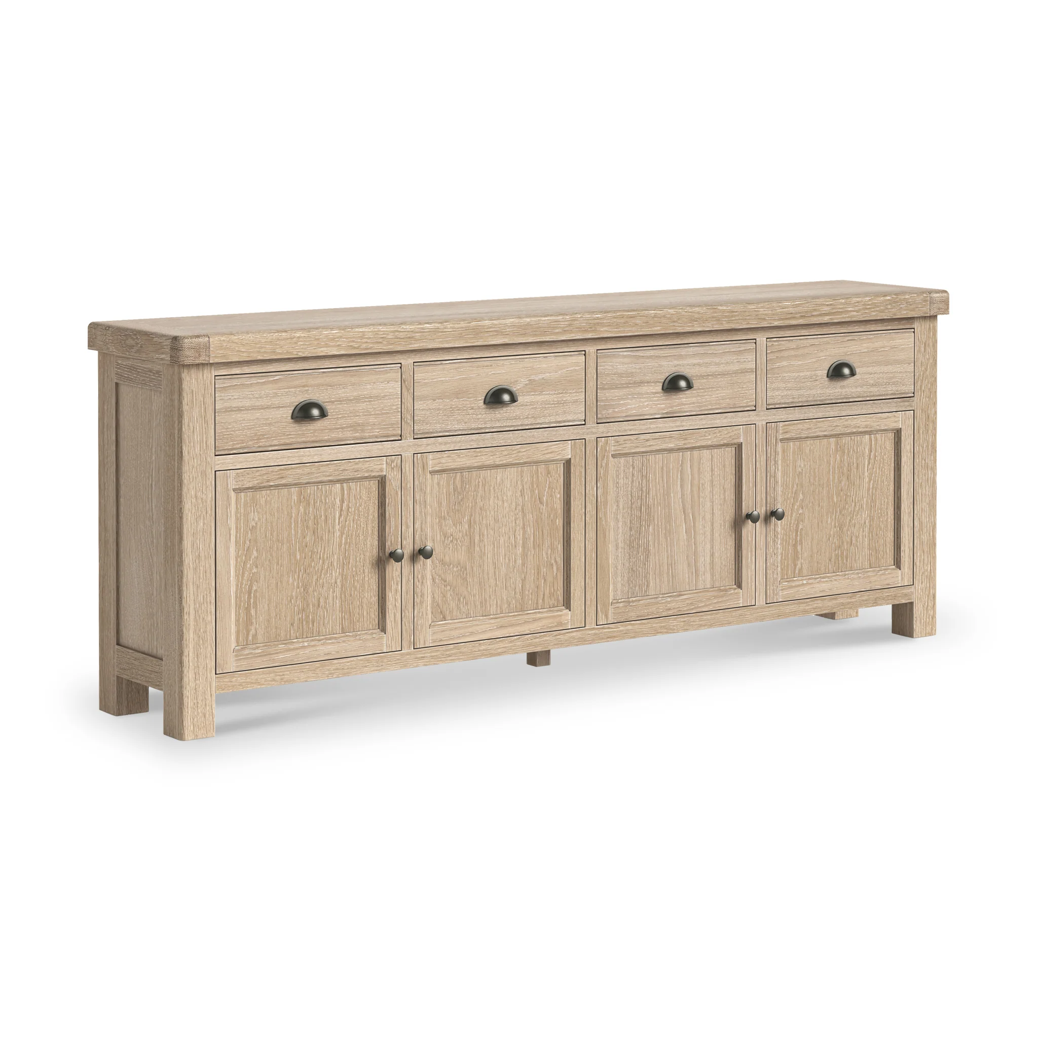 Portland Washed Oak Extra Large Sideboard - Image 3