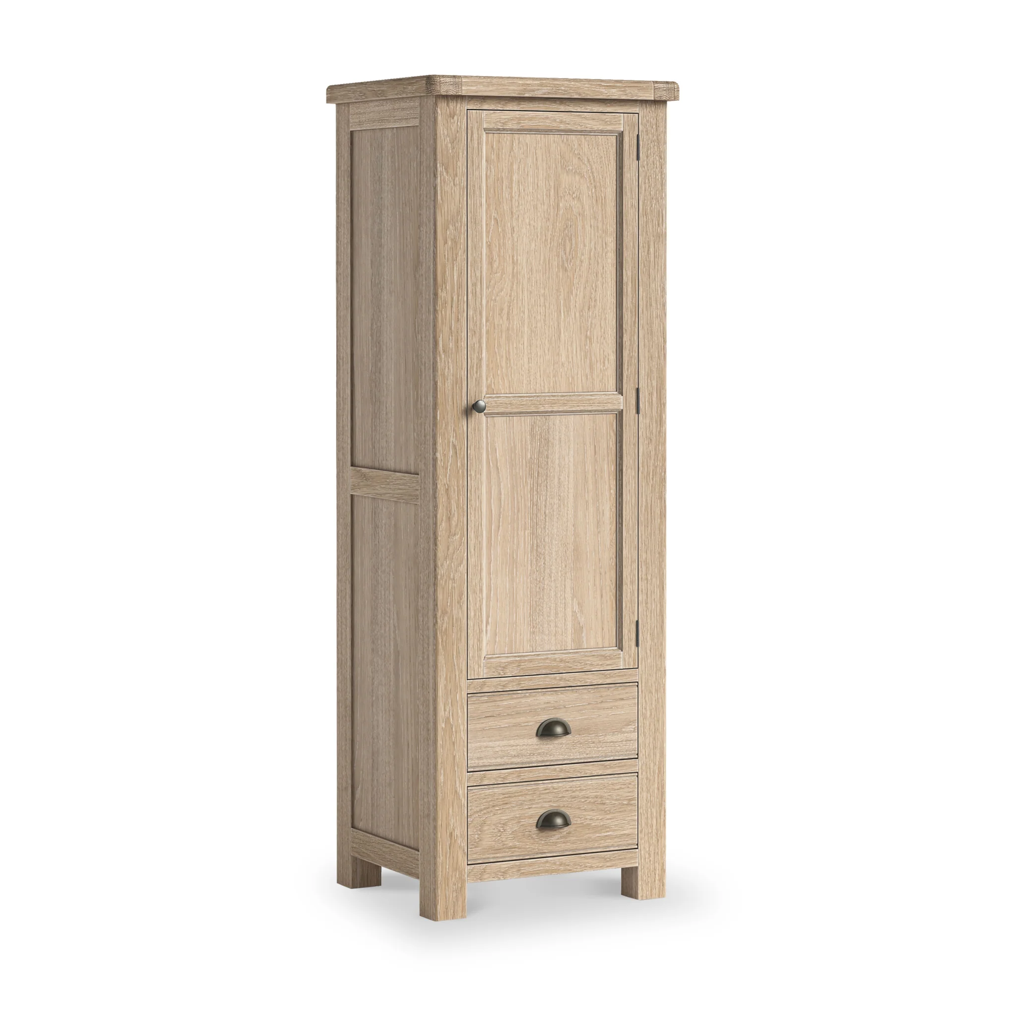 Portland Washed Oak Single Multi Storage Larder Unit - Image 4