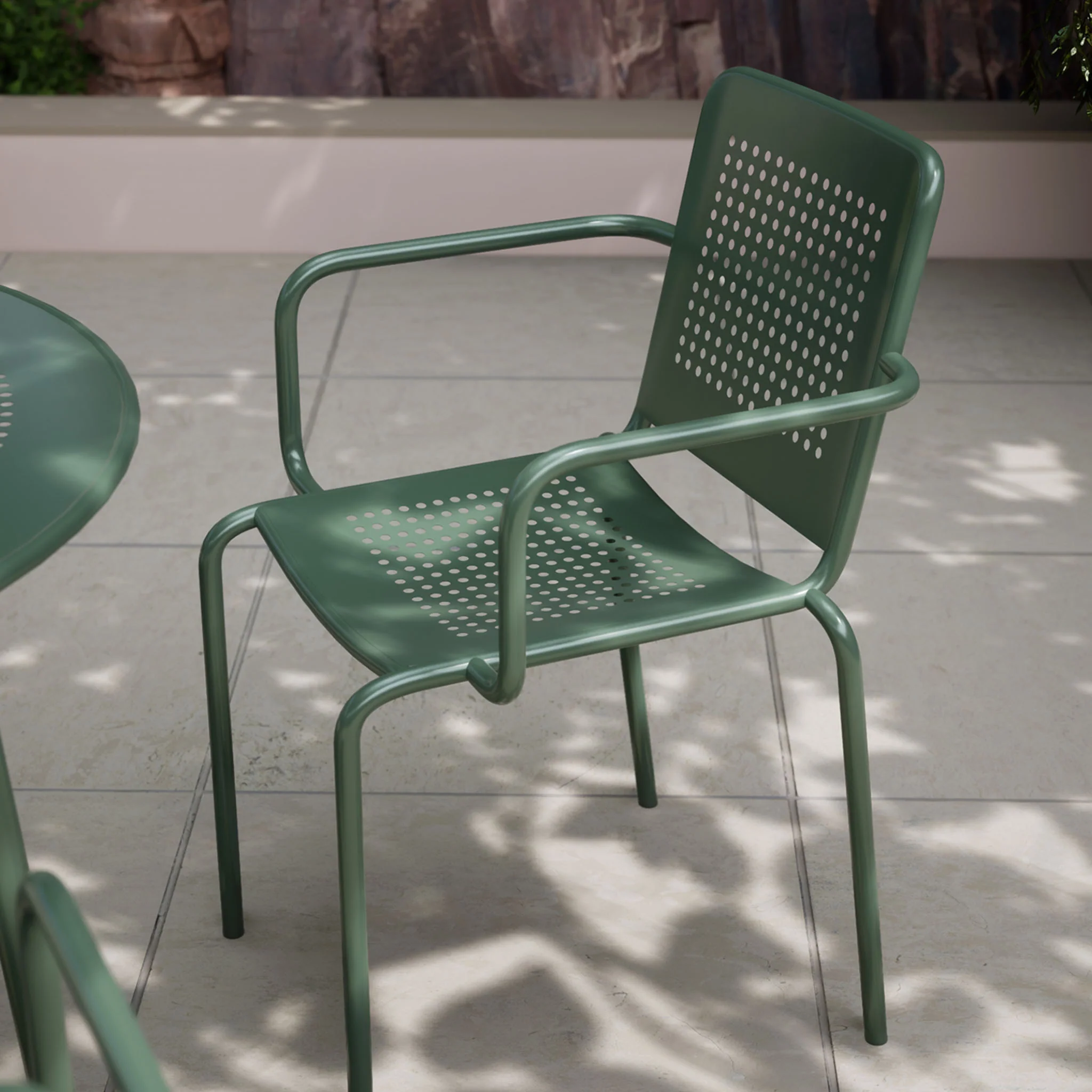 Porto 4 Seater Round Dining Set - Image 12
