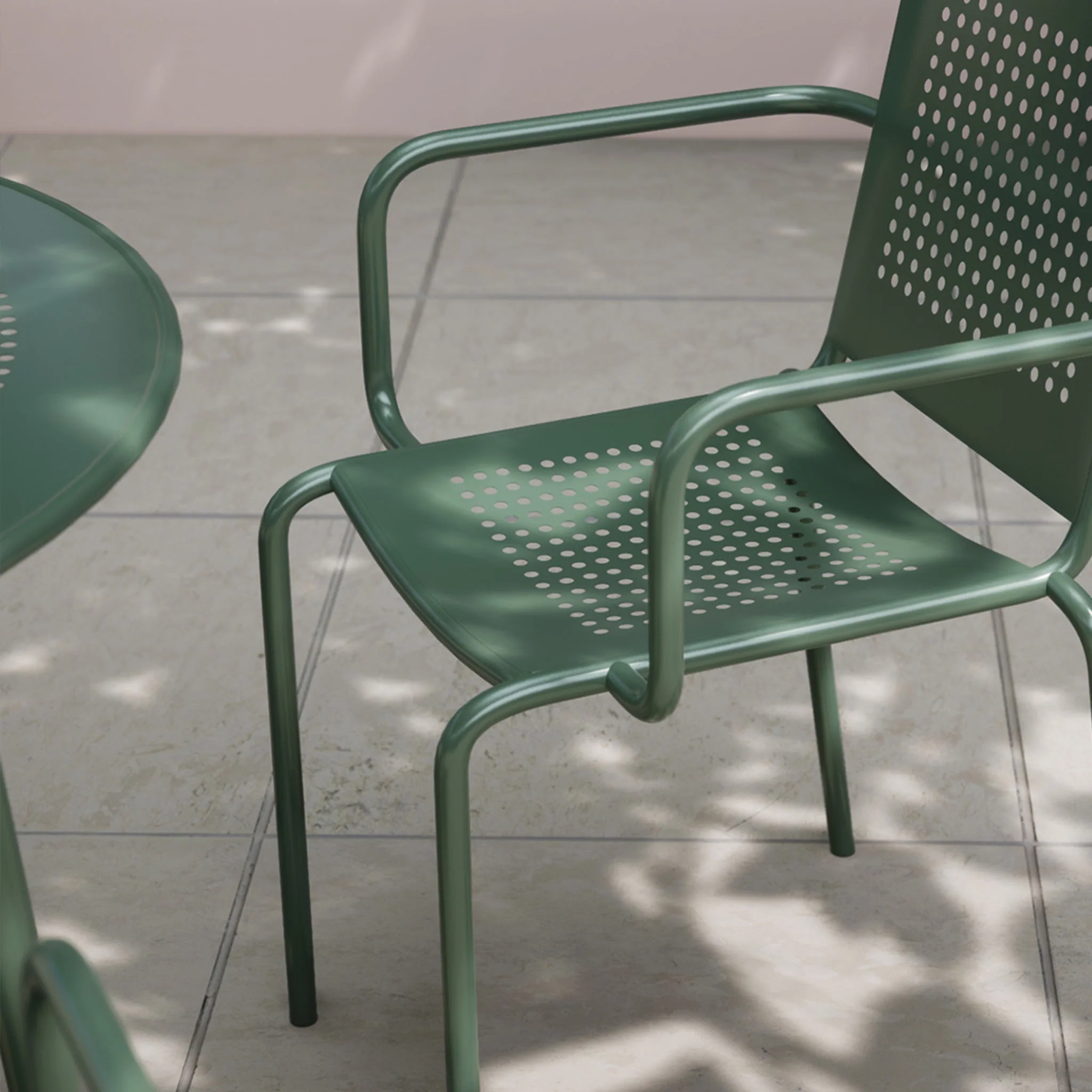 Porto 4 Seater Round Dining Set - Image 13