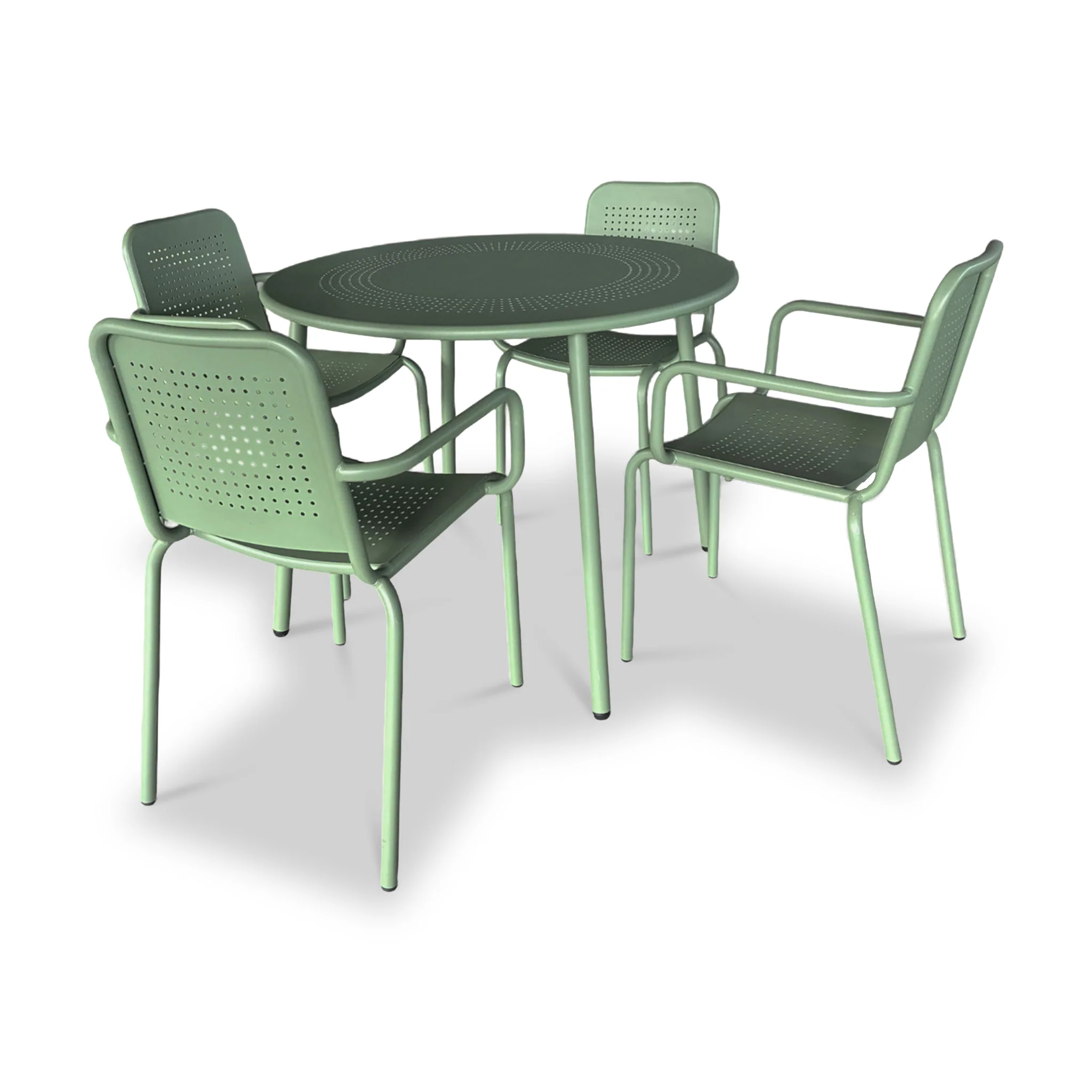 Porto 4 Seater Round Dining Set - Image 14