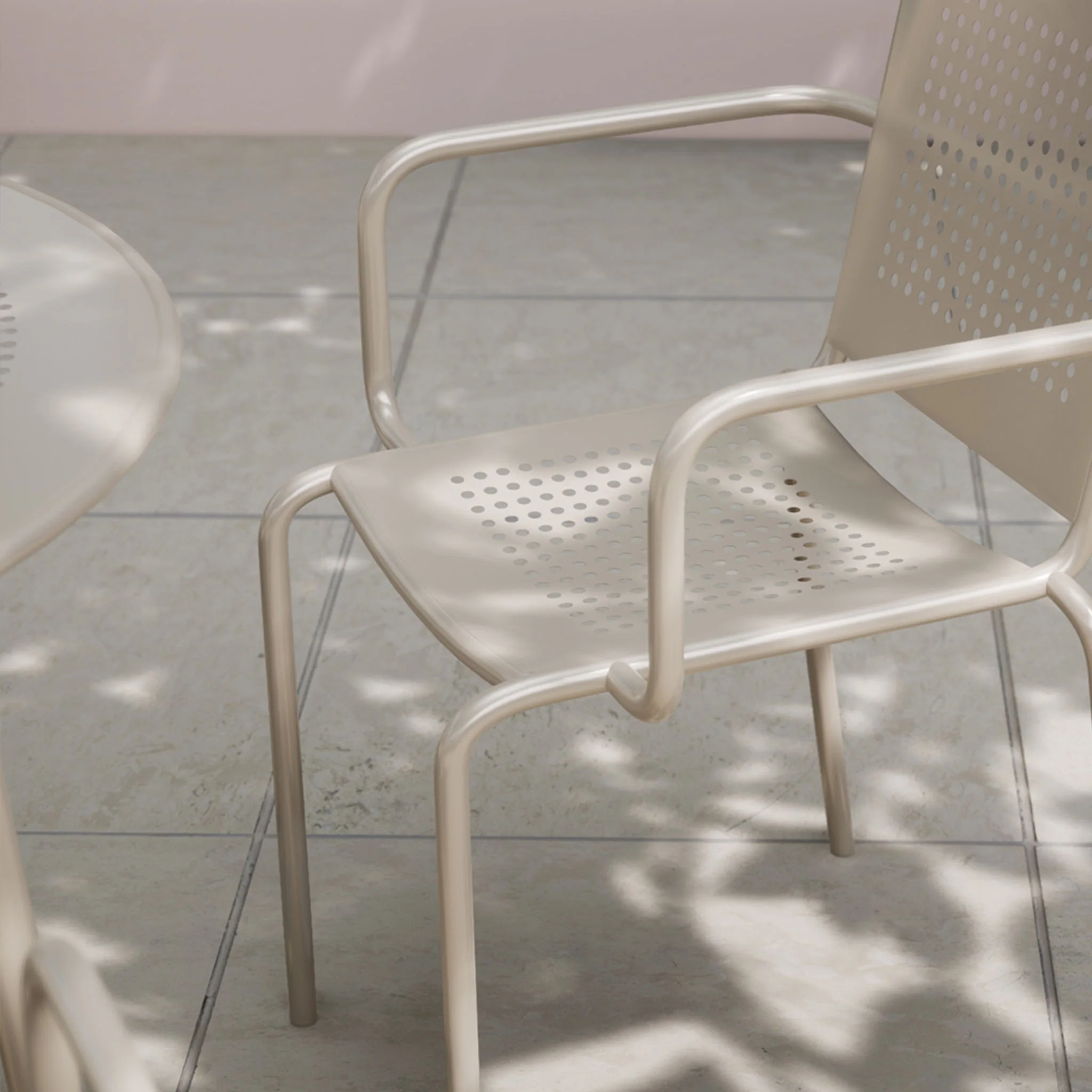 Porto 4 Seater Round Dining Set - Image 4