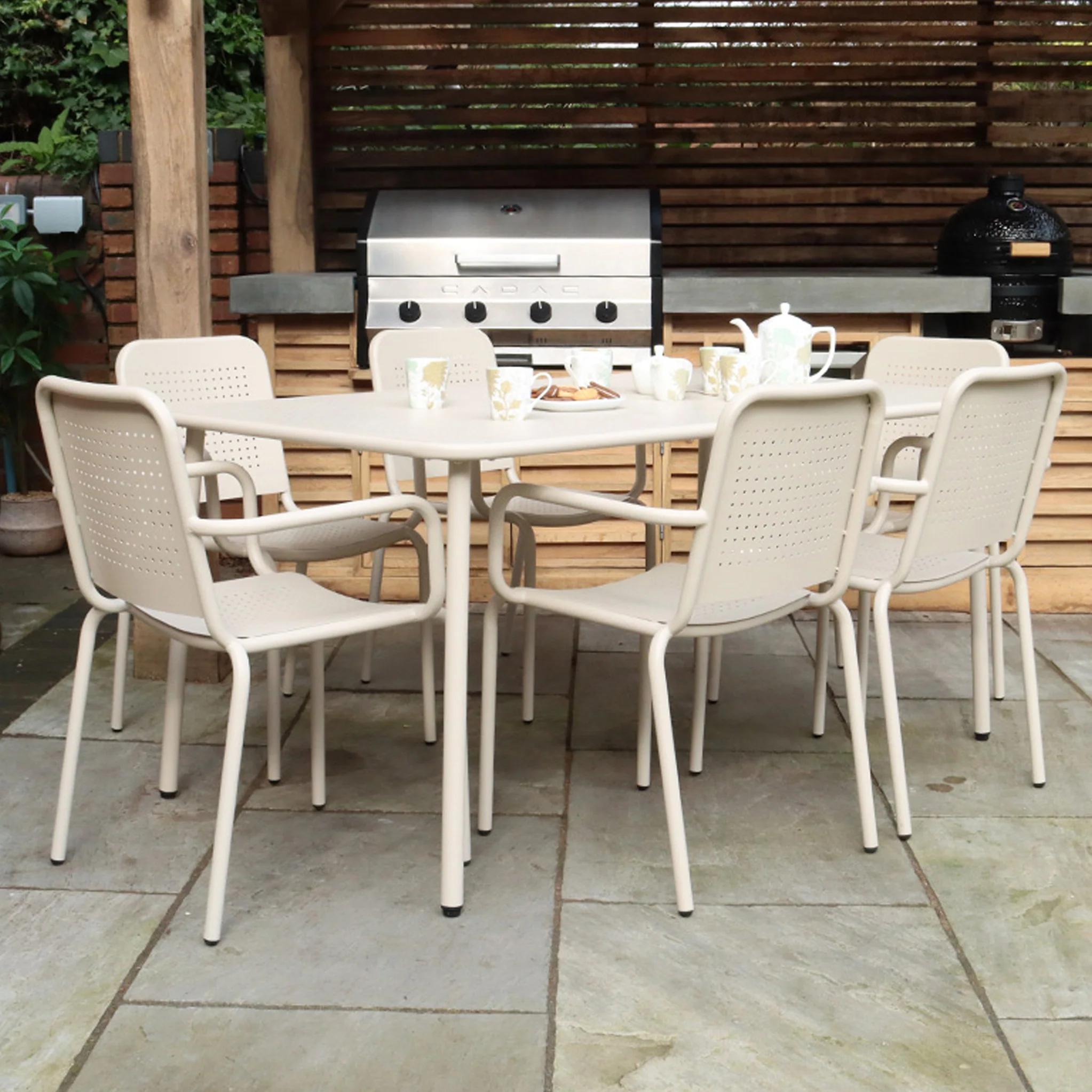 Porto 6 Seater Rectangular Dining Set - Image 11