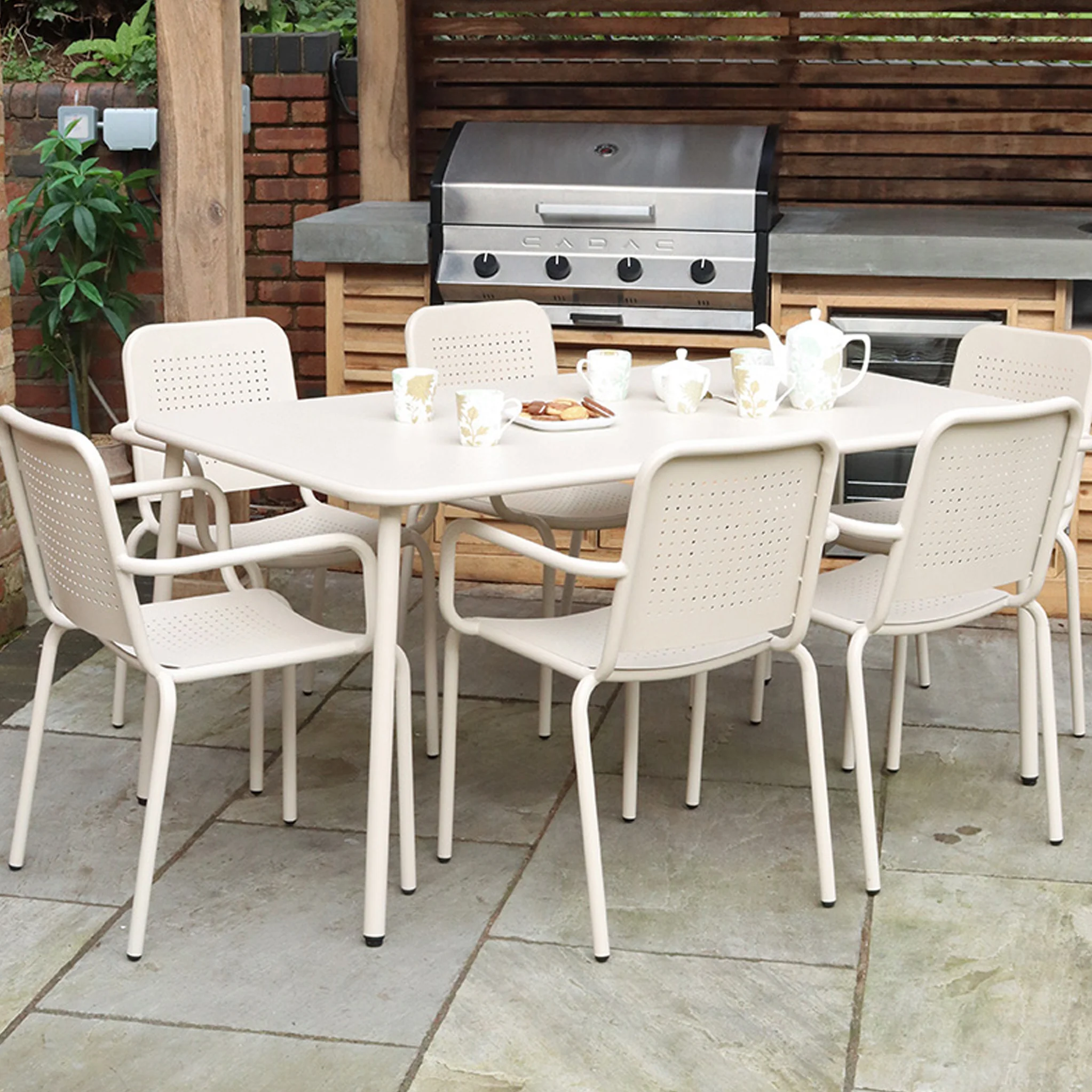 Porto 6 Seater Rectangular Dining Set - Image 12
