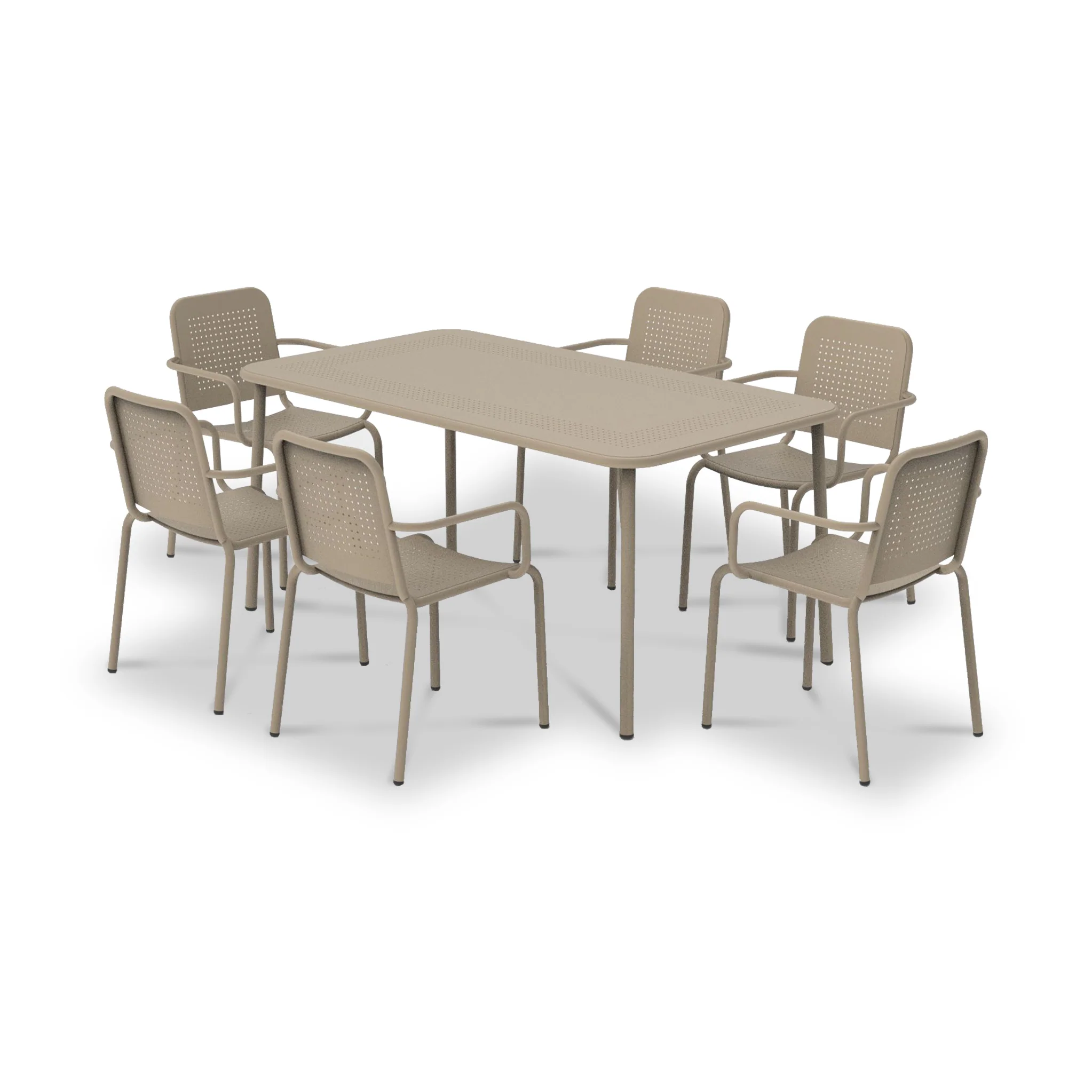 Porto 6 Seater Rectangular Dining Set - Image 16