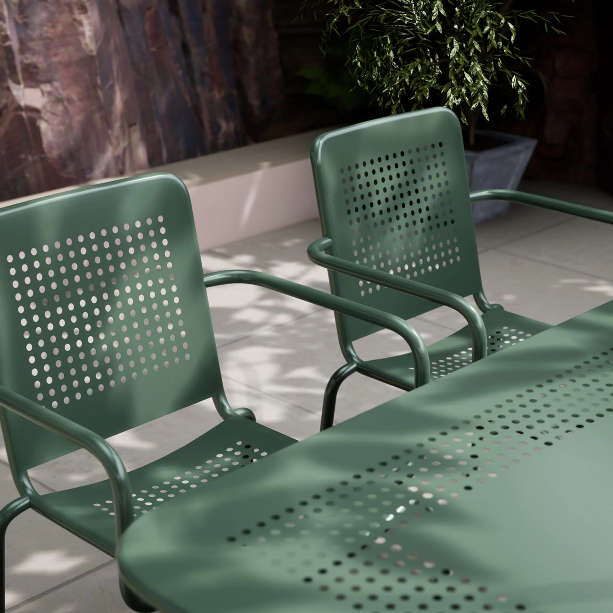 Porto 6 Seater Rectangular Dining Set - Image 3