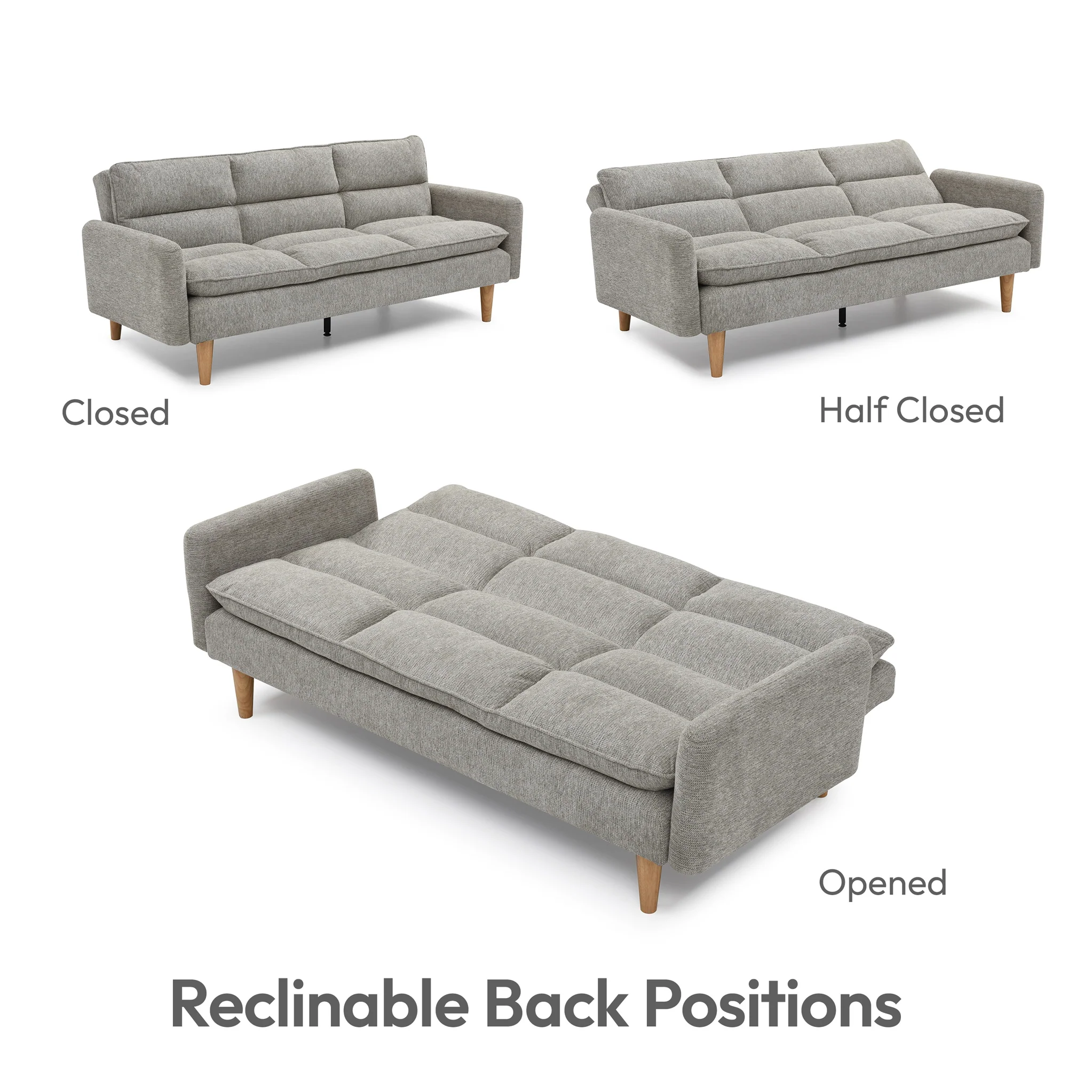 Portwell 3 Seater Sofa Bed - Image 17