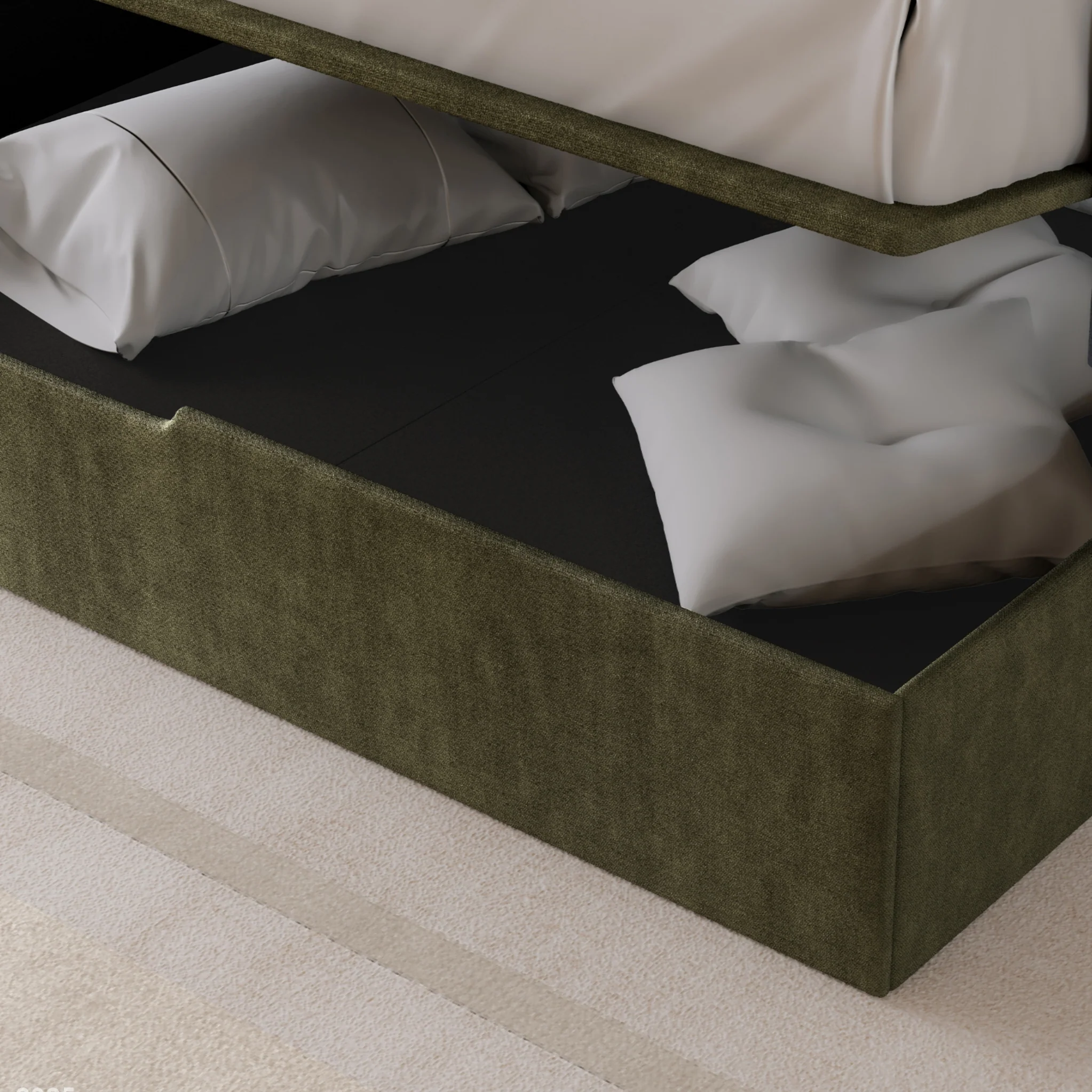Princeton Slim Pleat Ottoman Bed Frame - Image 12