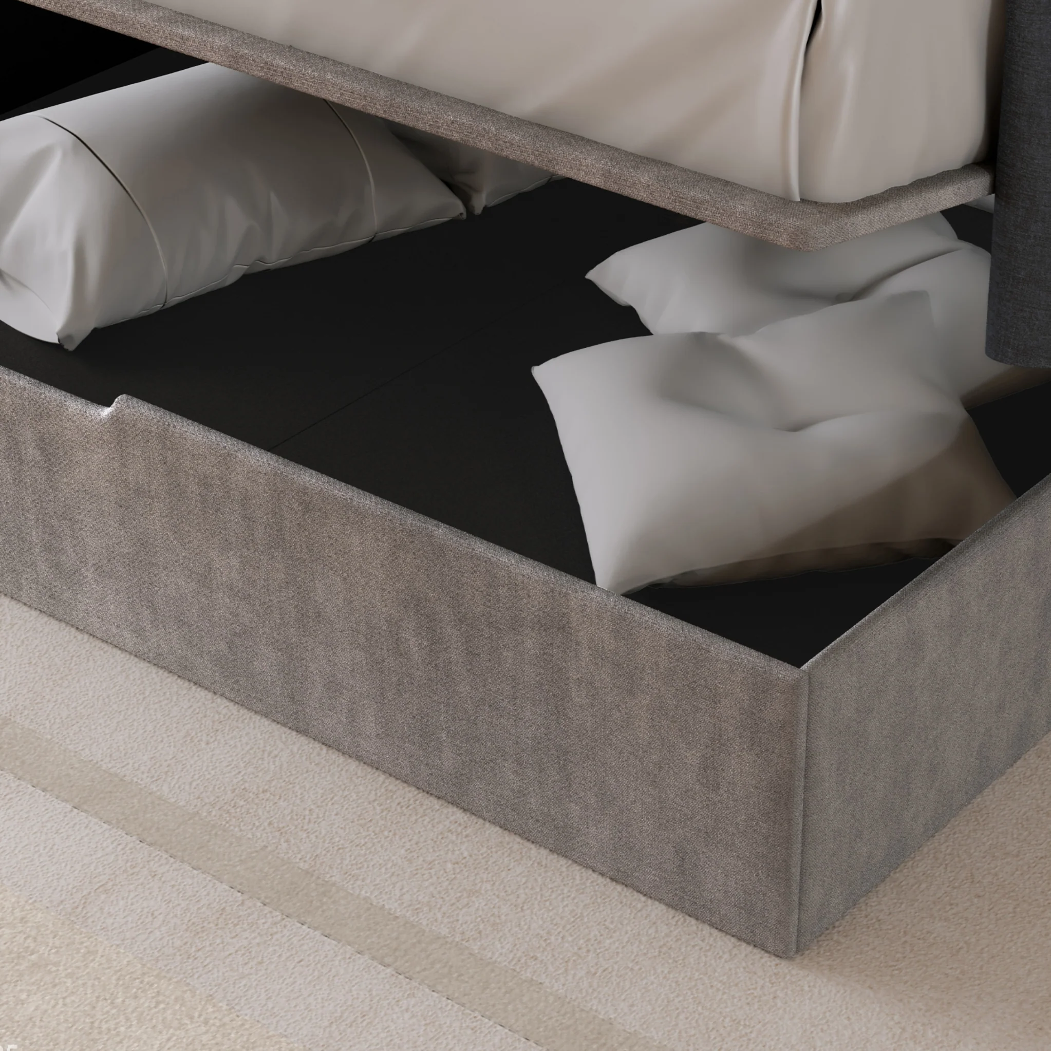 Princeton Slim Pleat Ottoman Bed Frame - Image 6