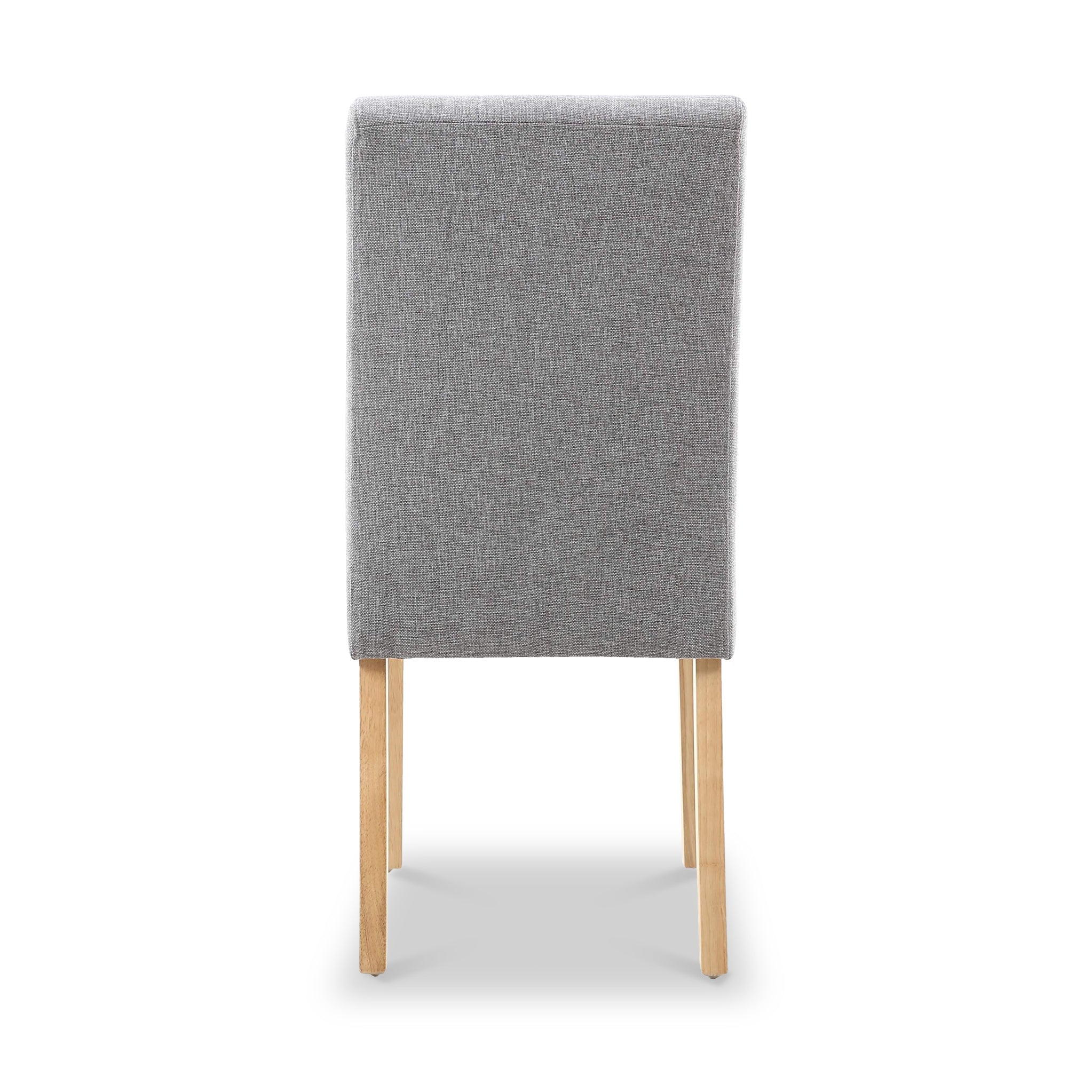 Pryder Faux Linen Dining Chair with Natural Legs - Image 9