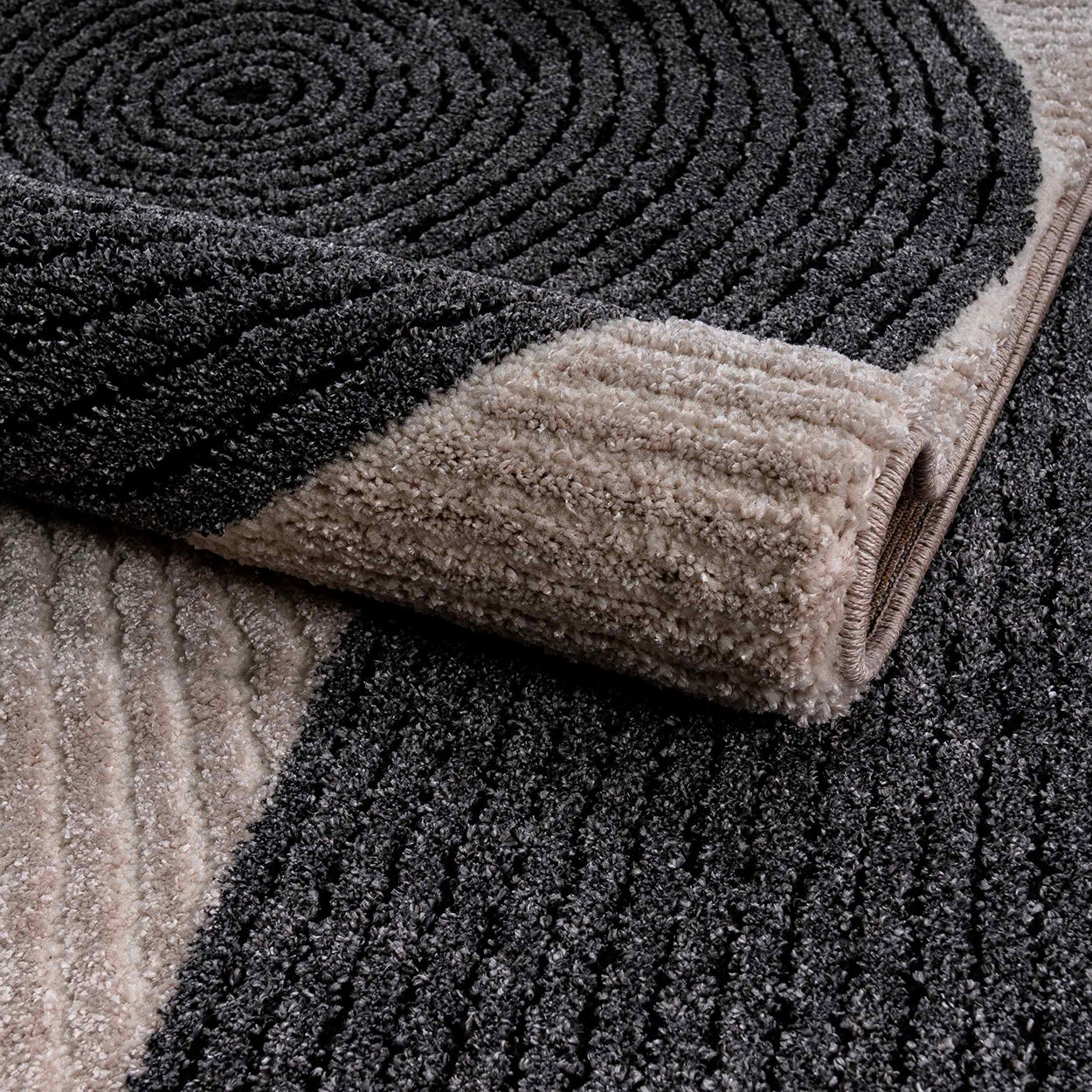 Quimby Textured Geometric Design Rug - Image 5