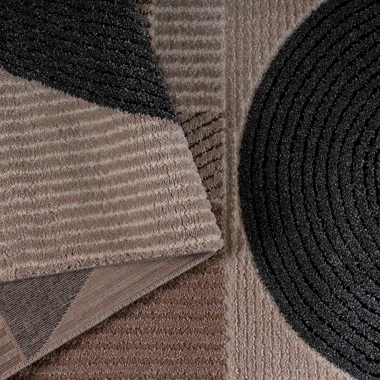 Quimby Textured Geometric Design Rug - Image 6