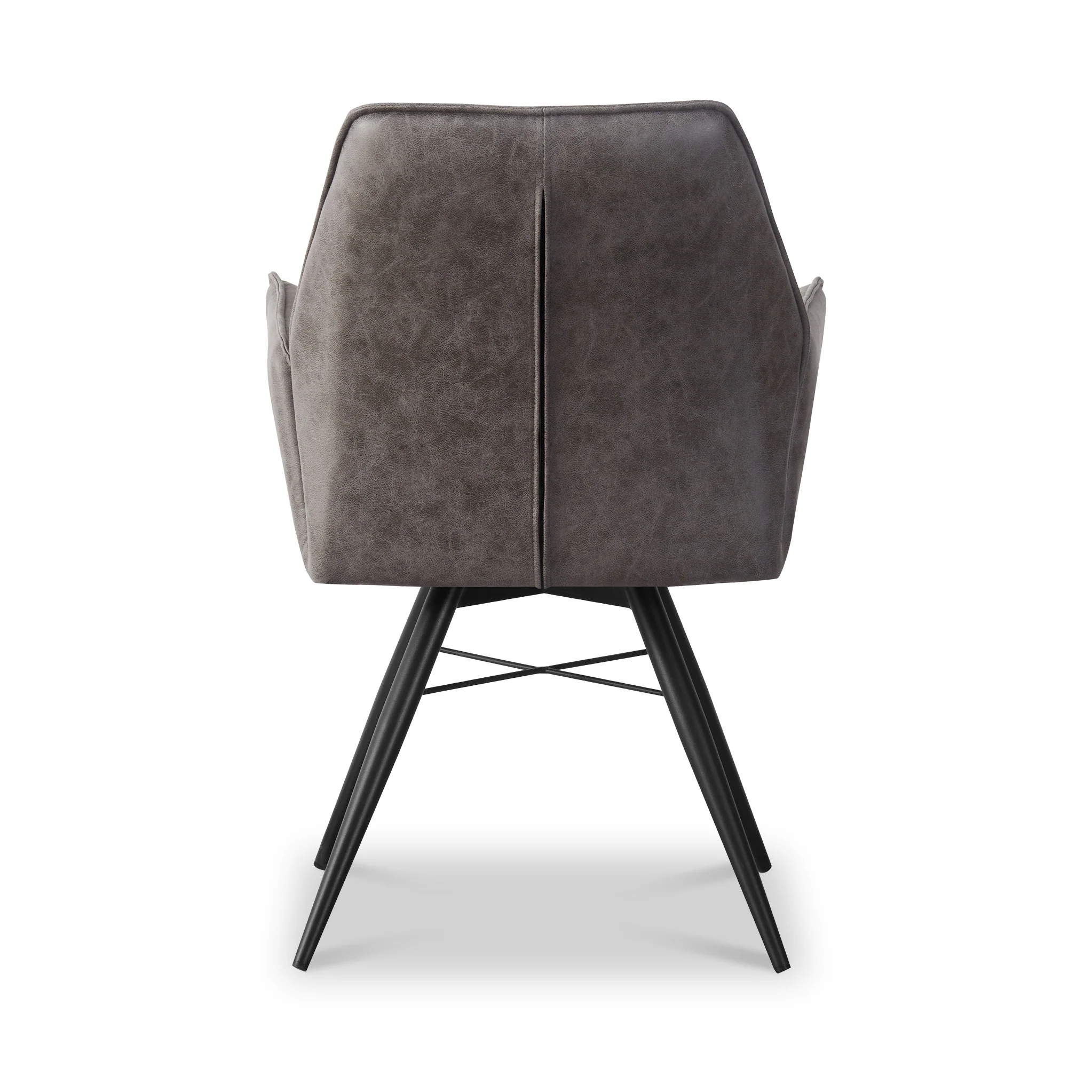 Quinn Faux Leather Swivel Dining Chair - Image 5