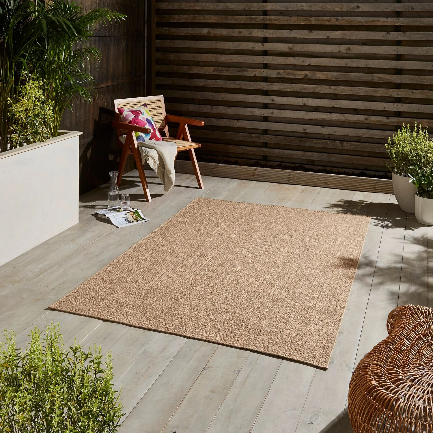 Radcliffe Jute Style Weave Indoor/Outdoor Rug - Image 3