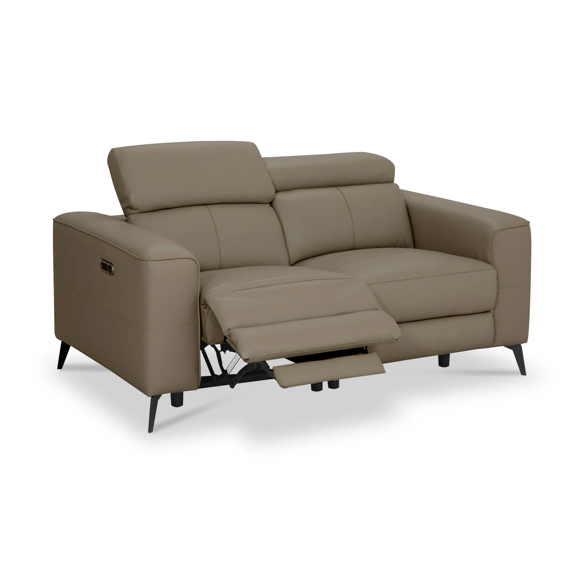 Radford Leather Dual Power Recliner 2 Seater Sofa - Image 4