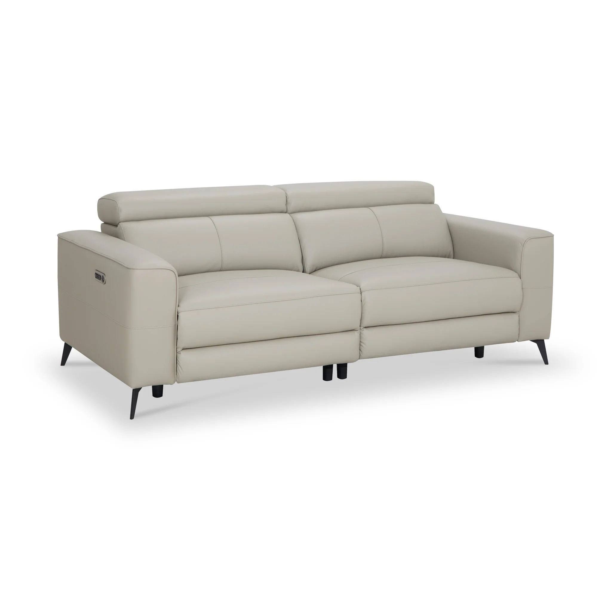 Radford Leather Dual Power Recliner 3 Seater Sofa - Image 11