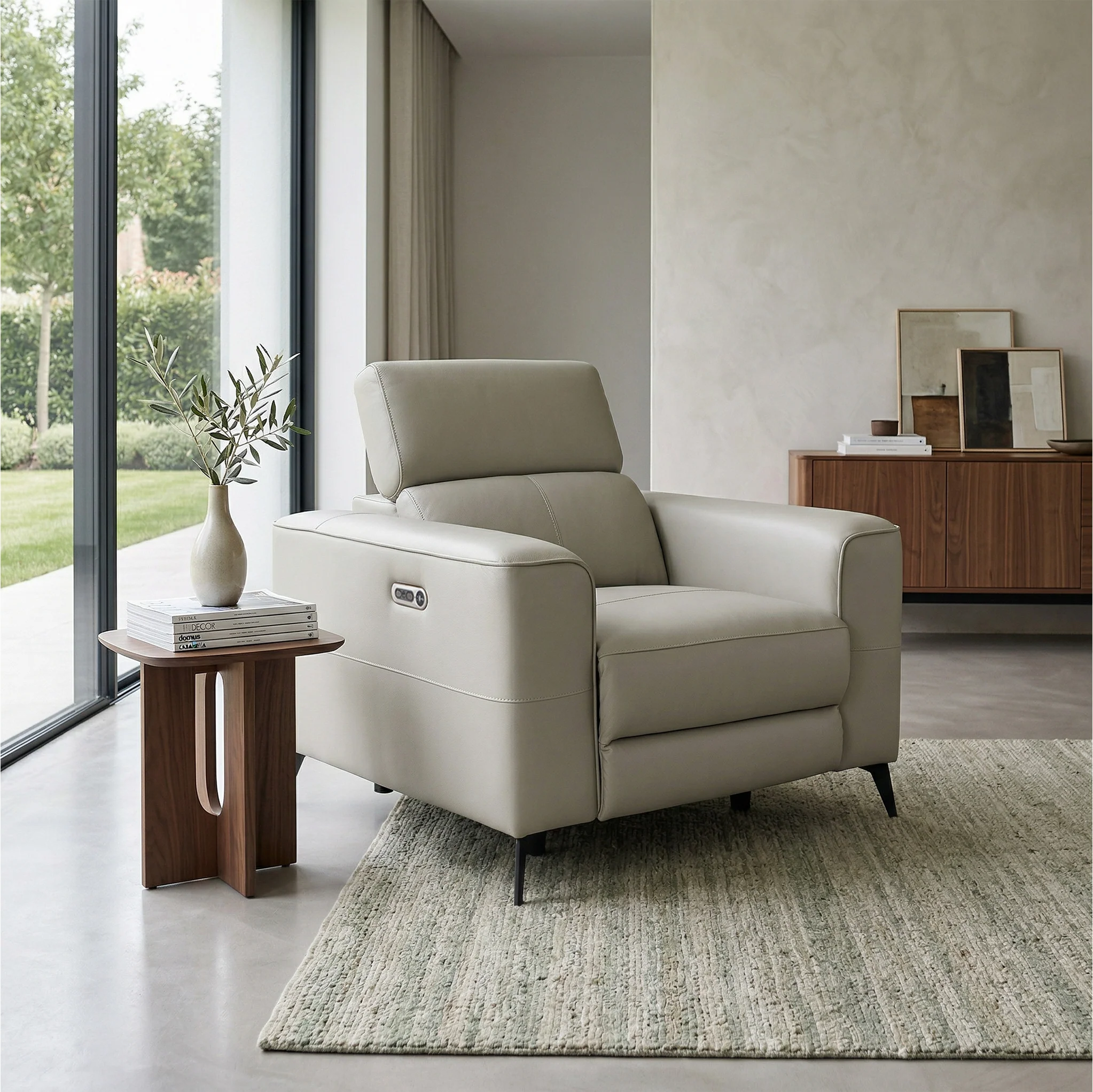 Radford Leather Dual Power Recliner Armchair - Image 10