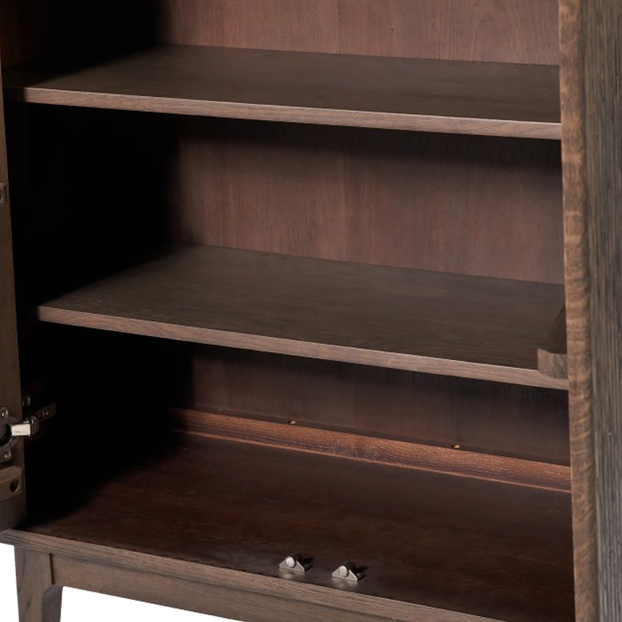 Raie Fluted Oak and Pine Small Sideboard - Image 6
