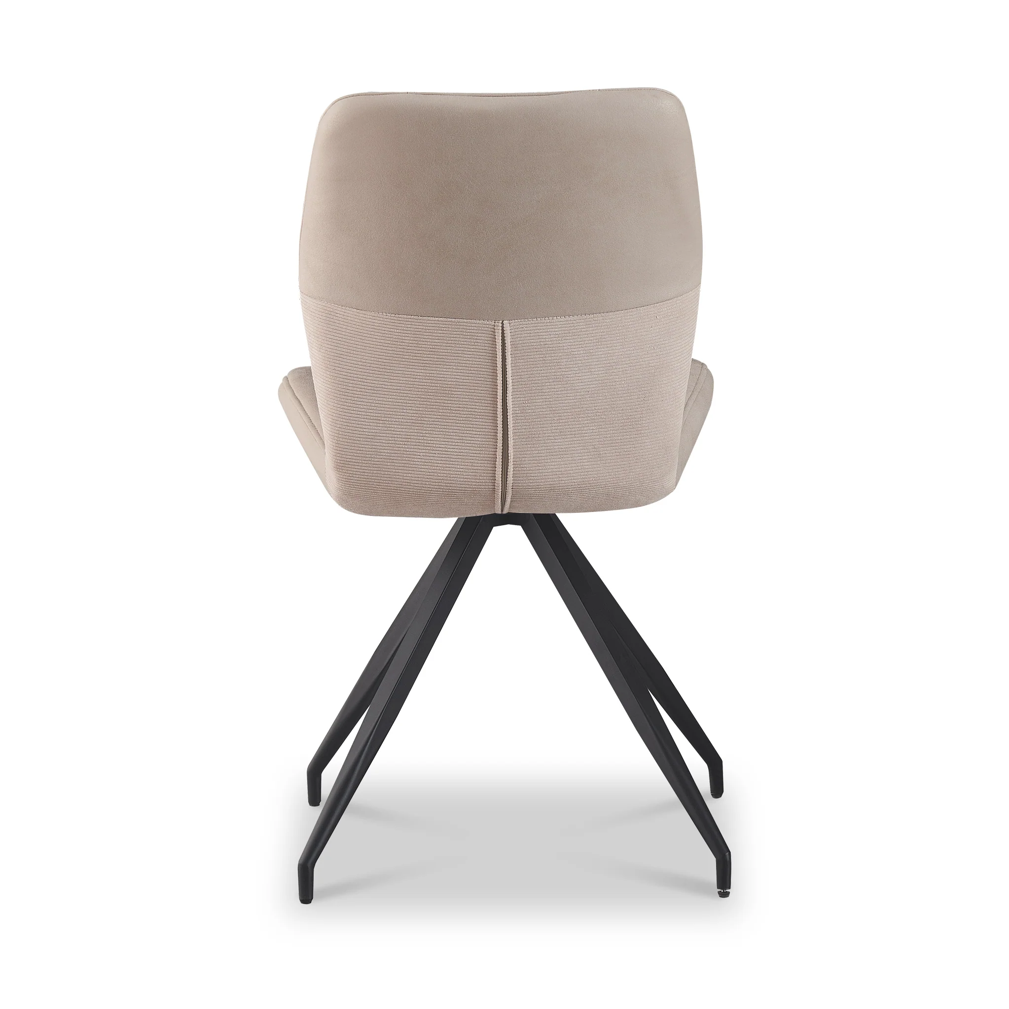 Ramiro Faux Suede Swivel Dining Chair - Image 11