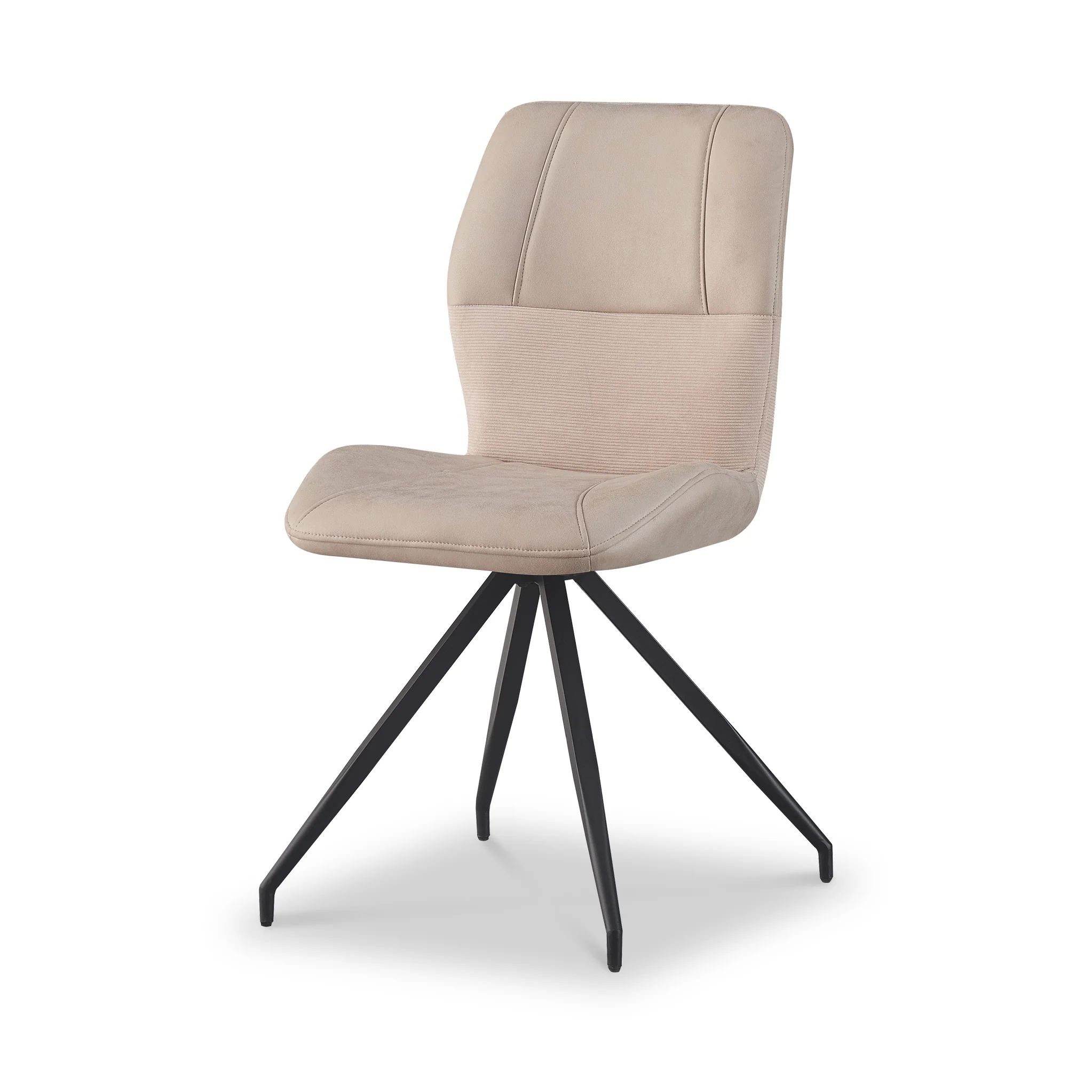 Ramiro Faux Suede Swivel Dining Chair - Image 14