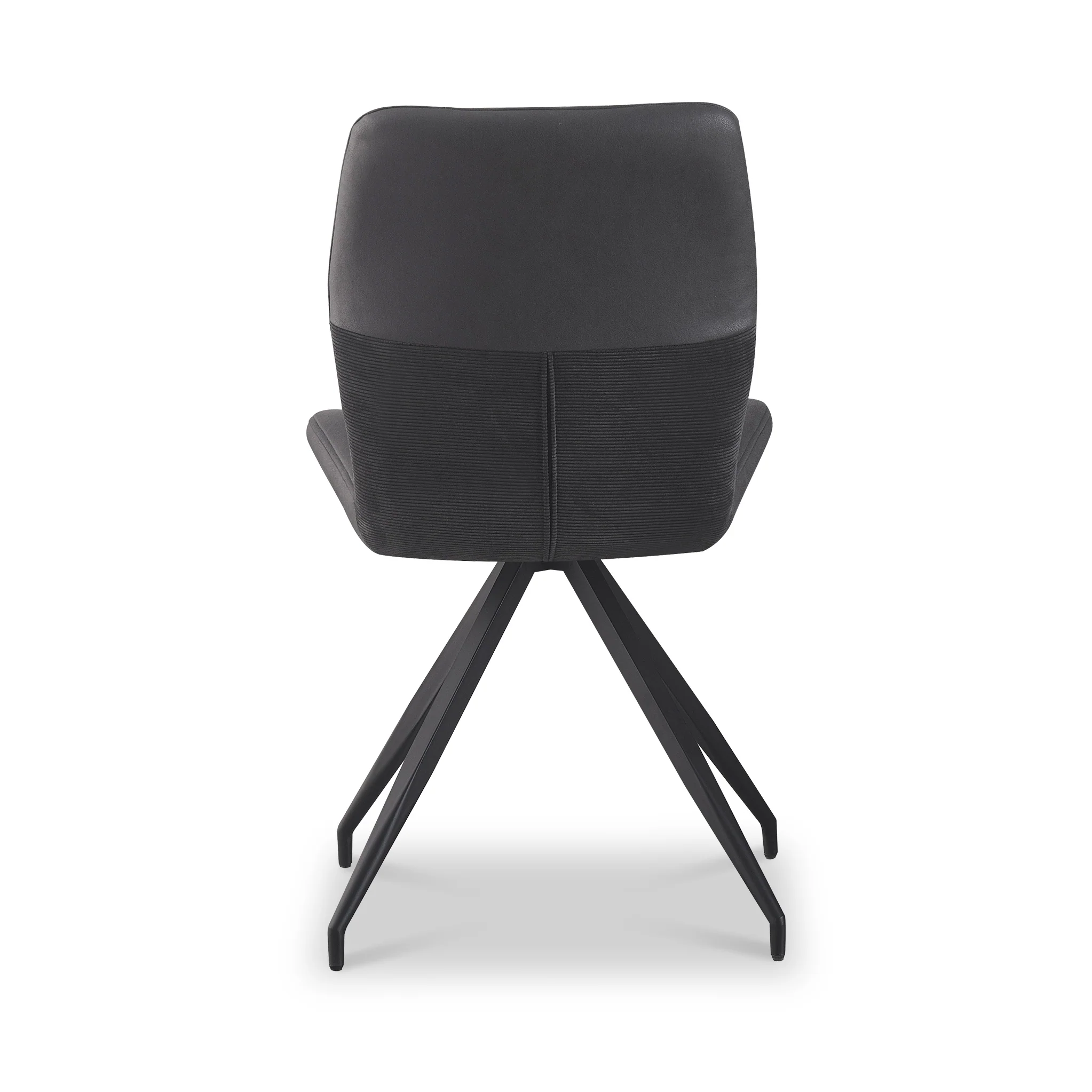 Ramiro Faux Suede Swivel Dining Chair - Image 6