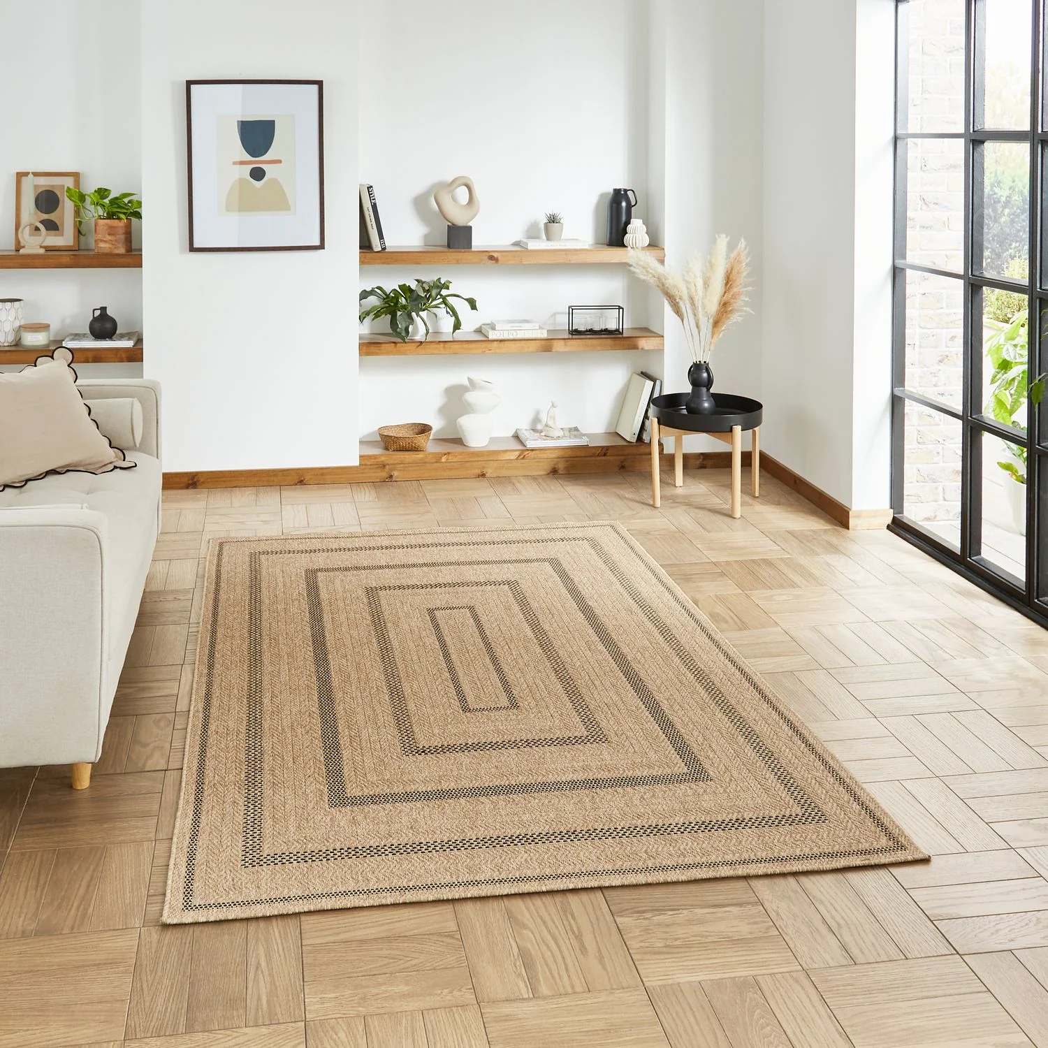 Ramsay Jute Style Weather Resistant Indoor/Outdoor Rug - Image 2