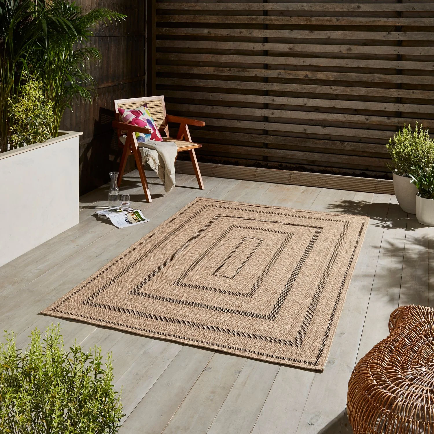 Ramsay Jute Style Weather Resistant Indoor/Outdoor Rug - Image 3