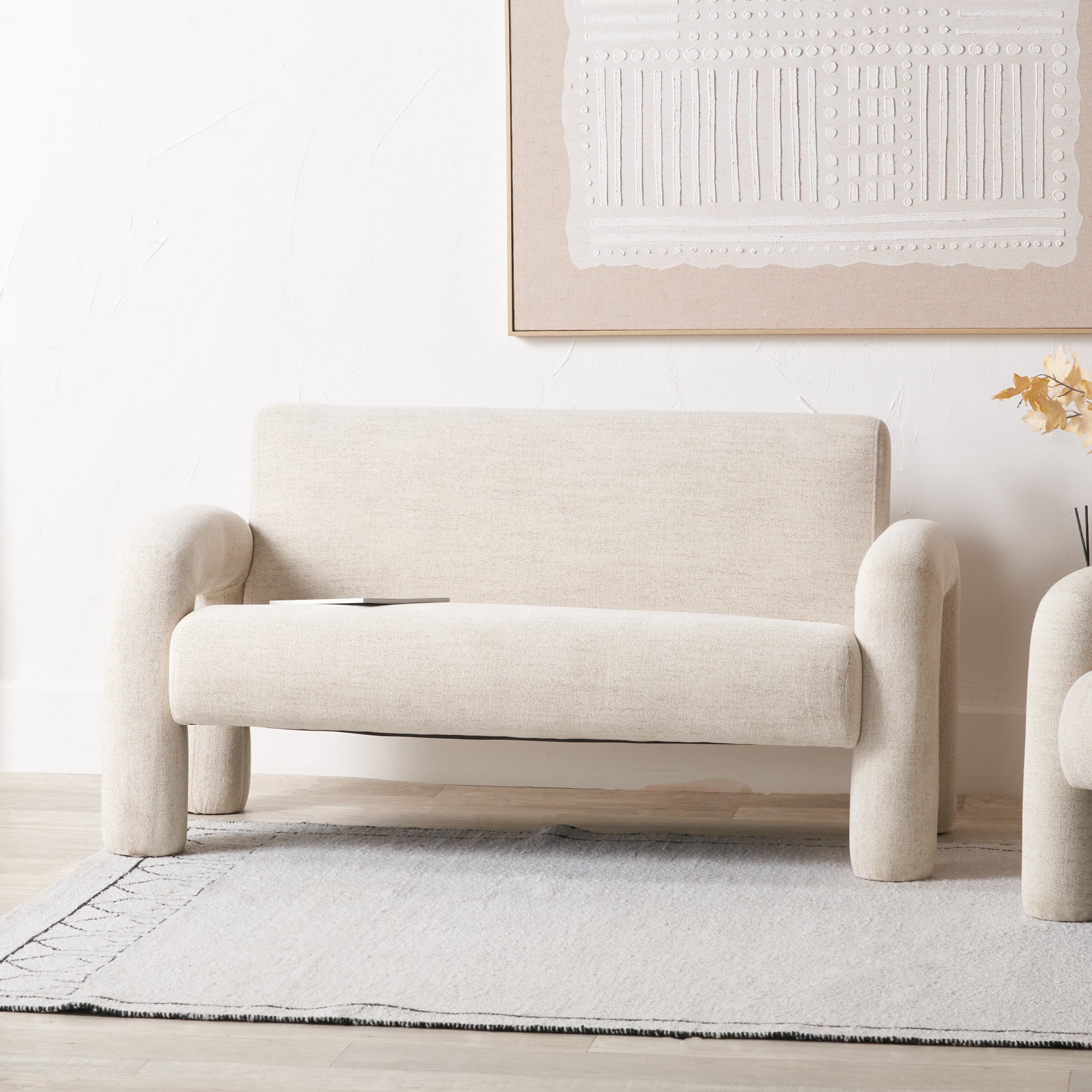 Ravello Fabric 2 Seater Sofa - Image 2