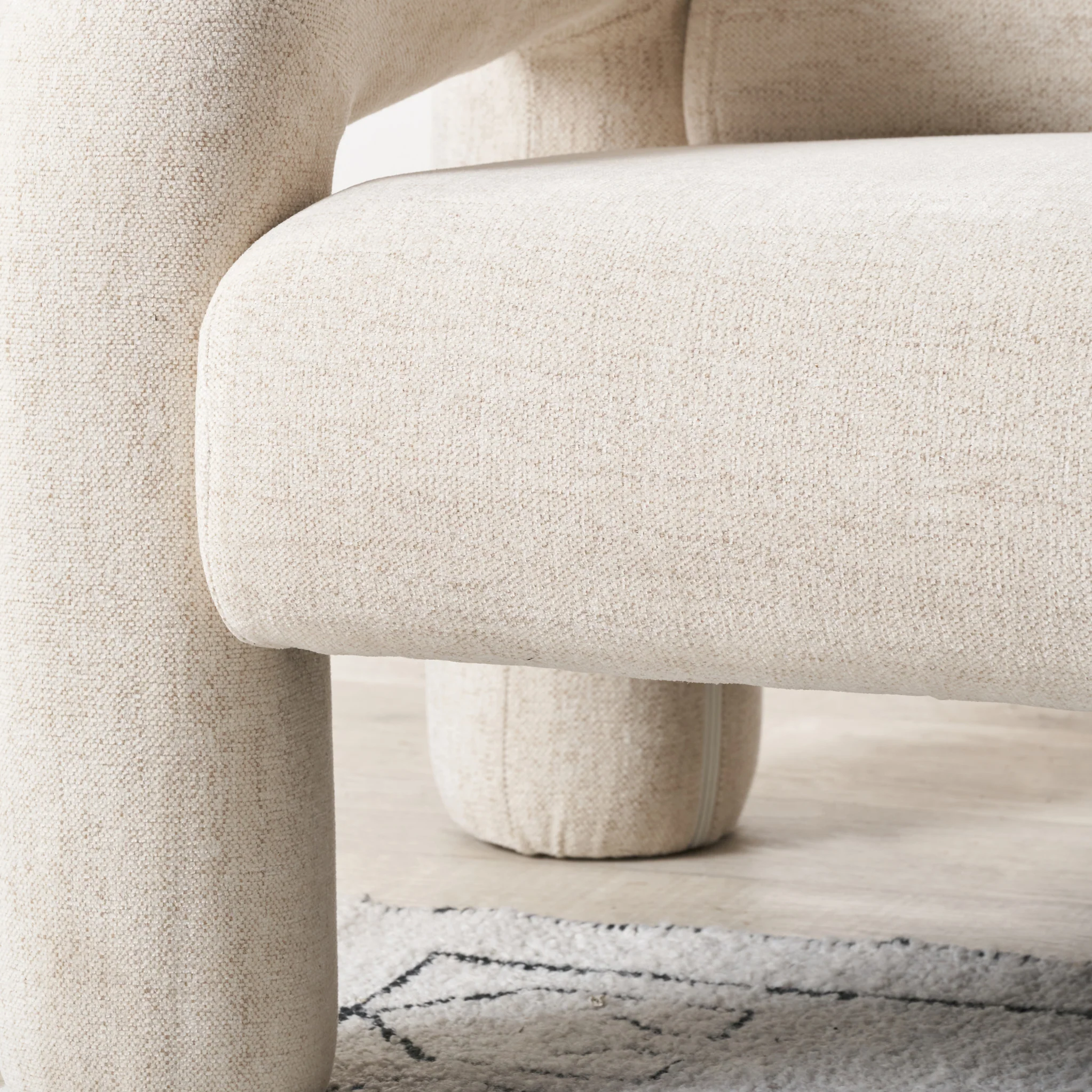 Ravello Fabric 2 Seater Sofa - Image 6