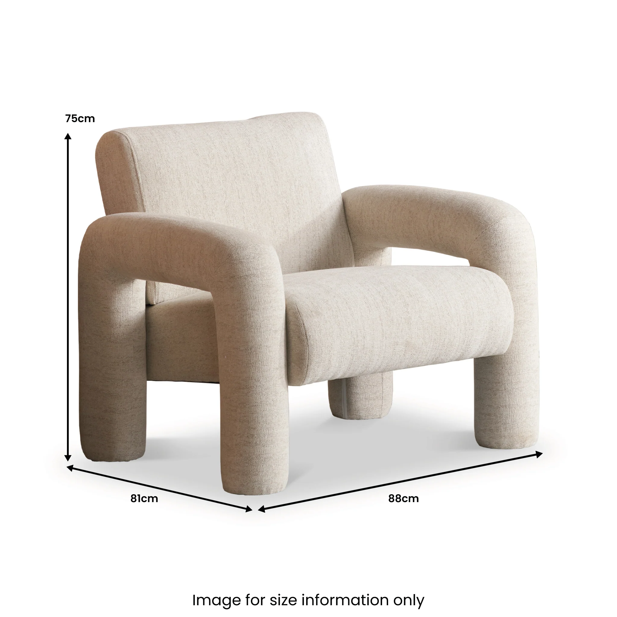 Ravello Textured Accent Chair - Image 9