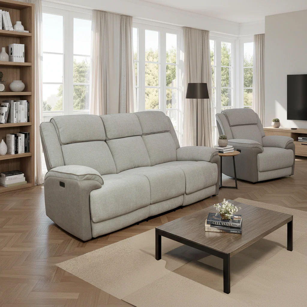 Redgrave 3 Seater Power Recliner Sofa - Image 2