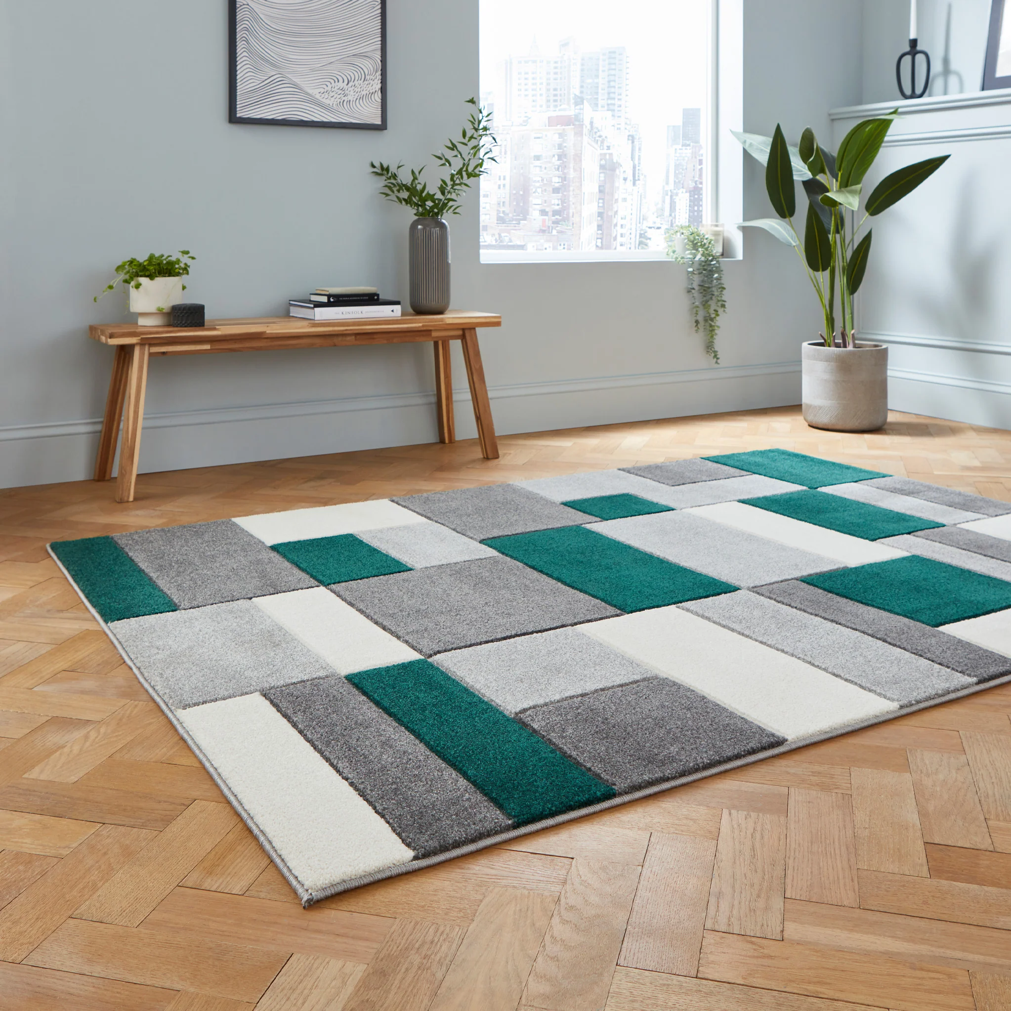 Regis Geometric Cube Rug - Image 19