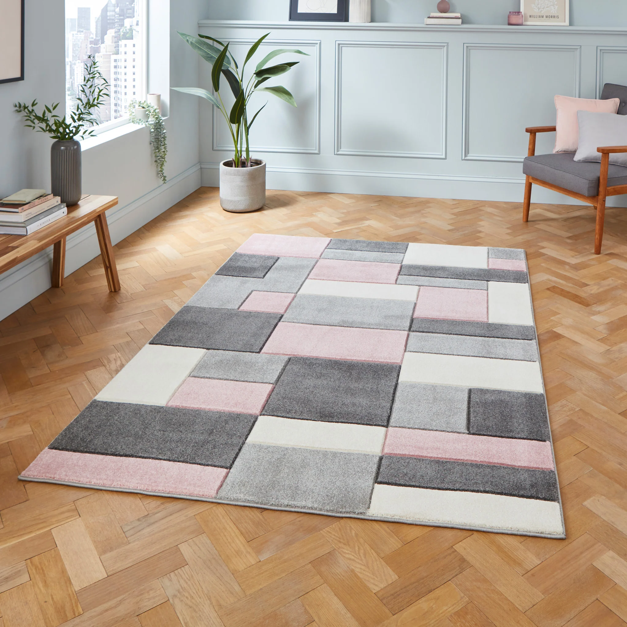 Regis Geometric Cube Rug - Image 34