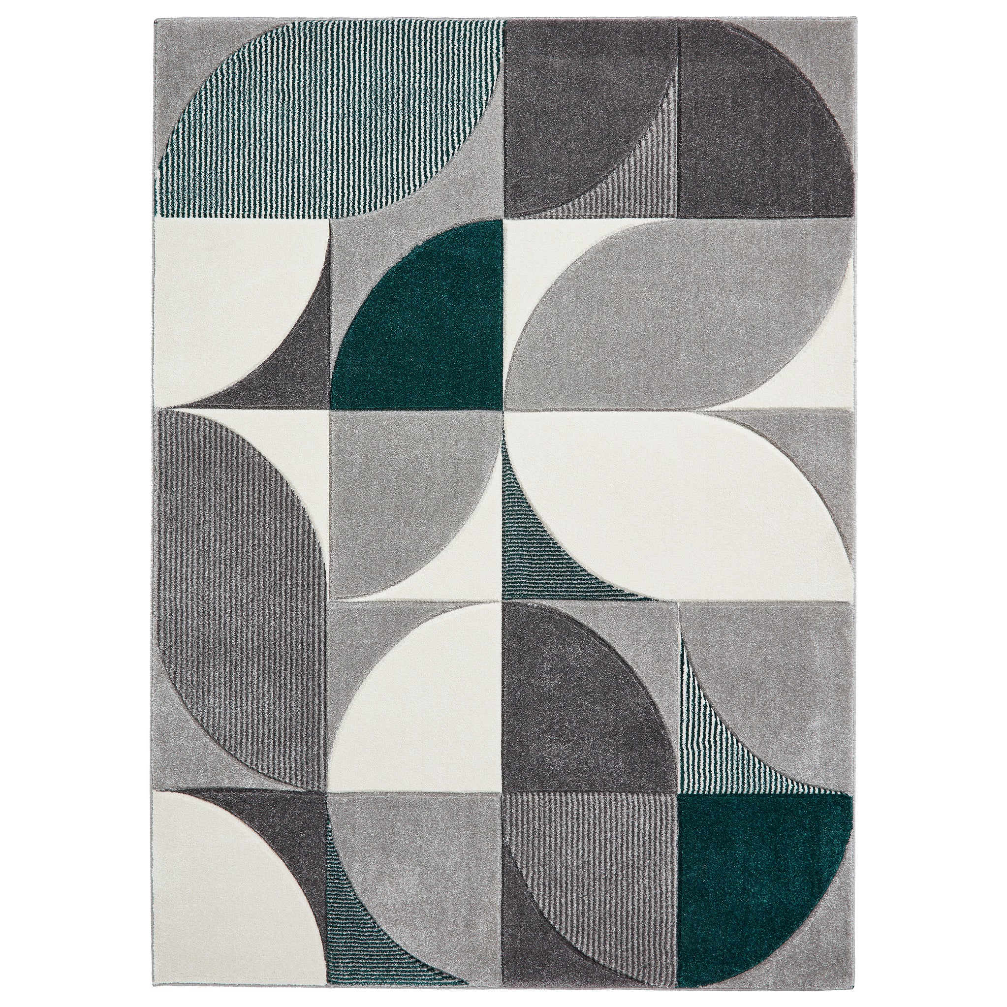 Regis Geometric Leaf Rug - Image 17