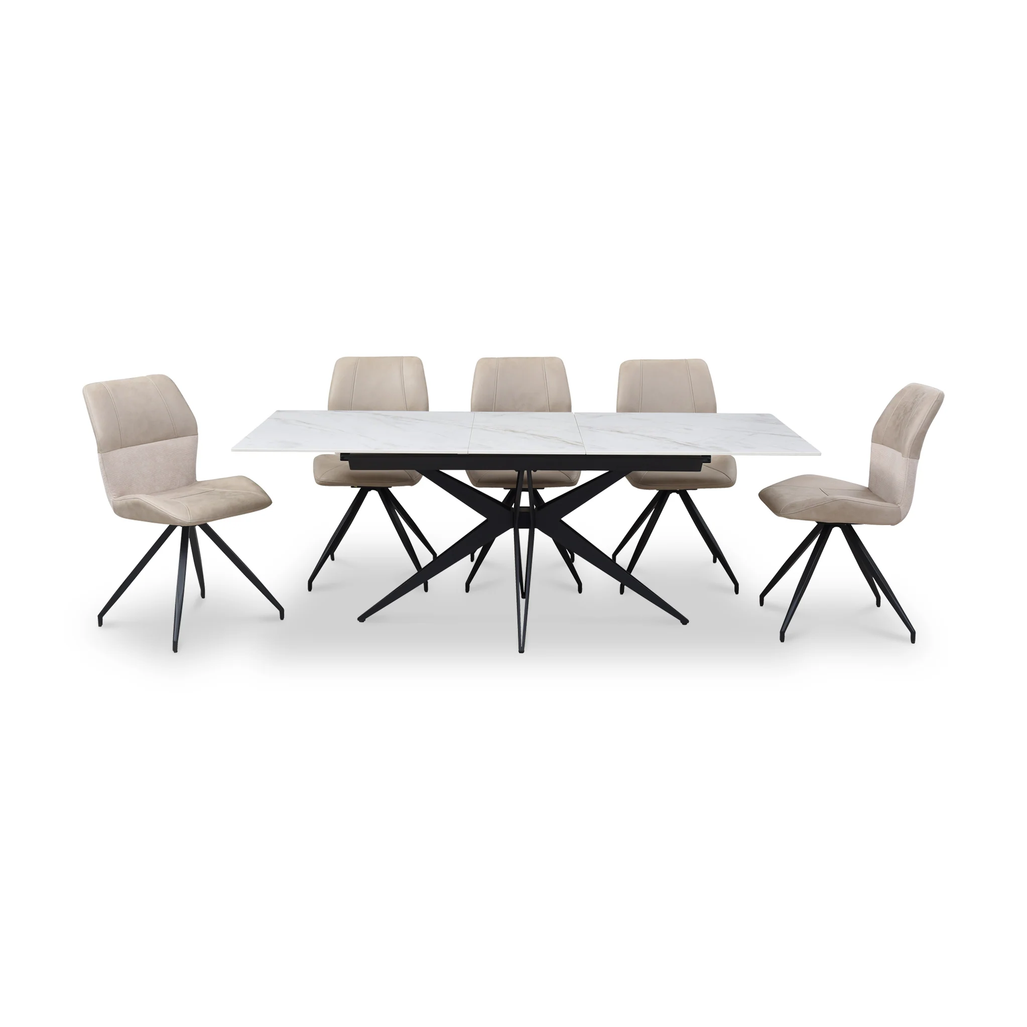 Rema 160-200cm Extending Ceramic Dining Table - Image 4