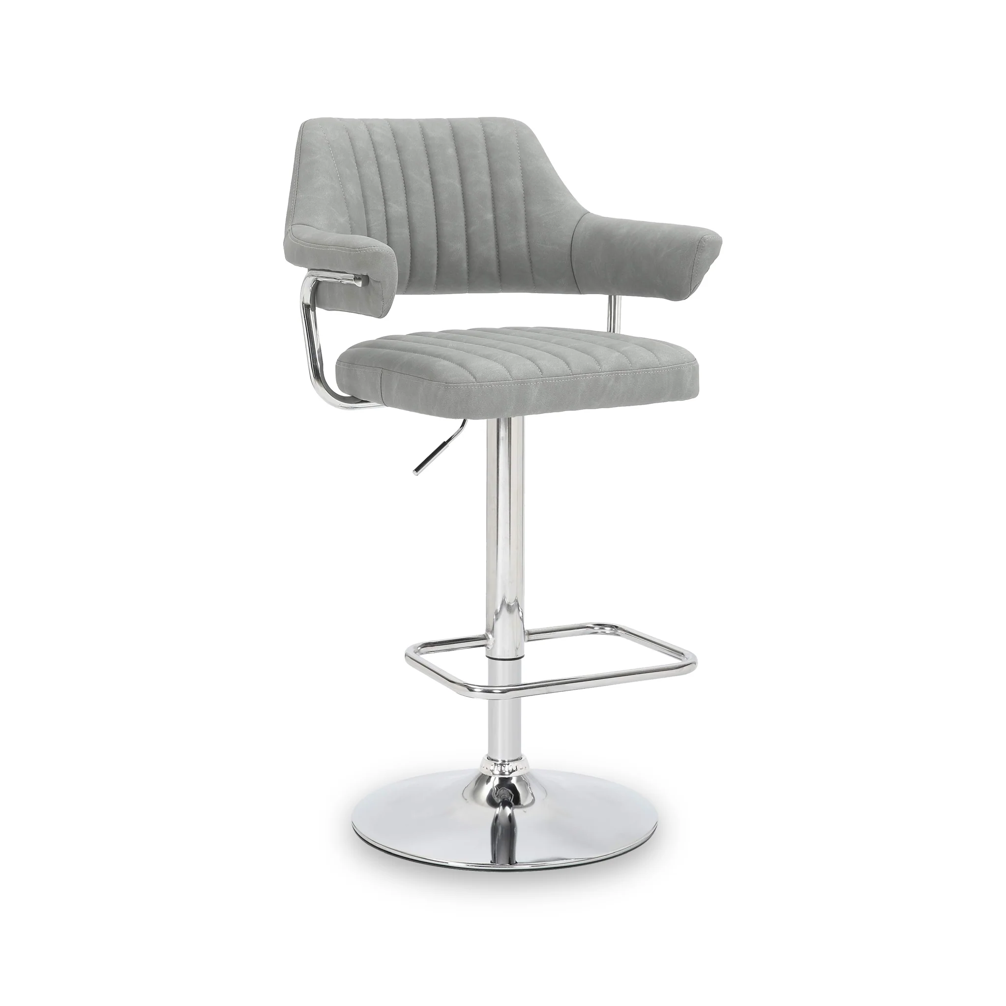 Rhonwen Faux Leather Bar Stool - Image 8