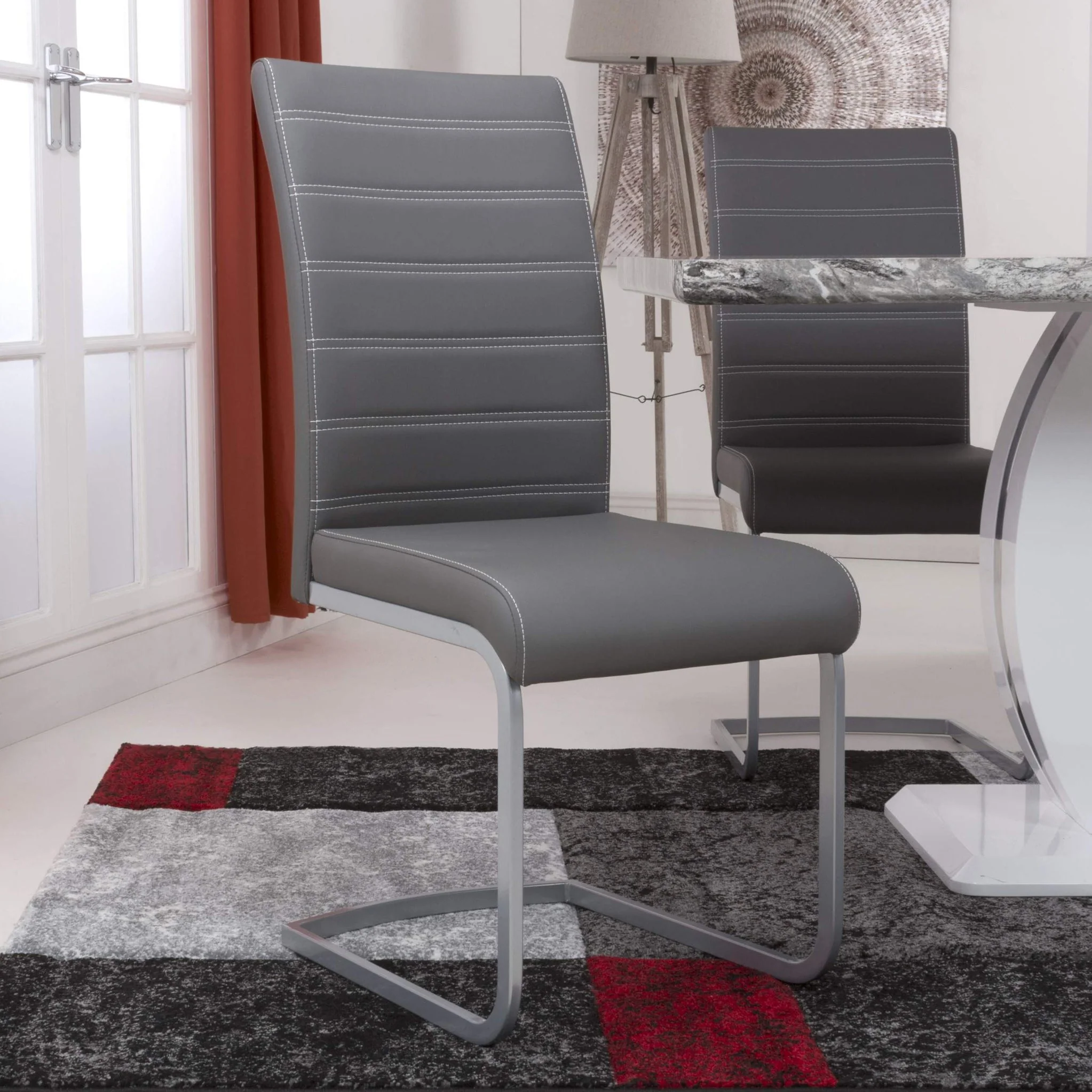Rhoslyn Faux Leather Dining Chair - Image 2