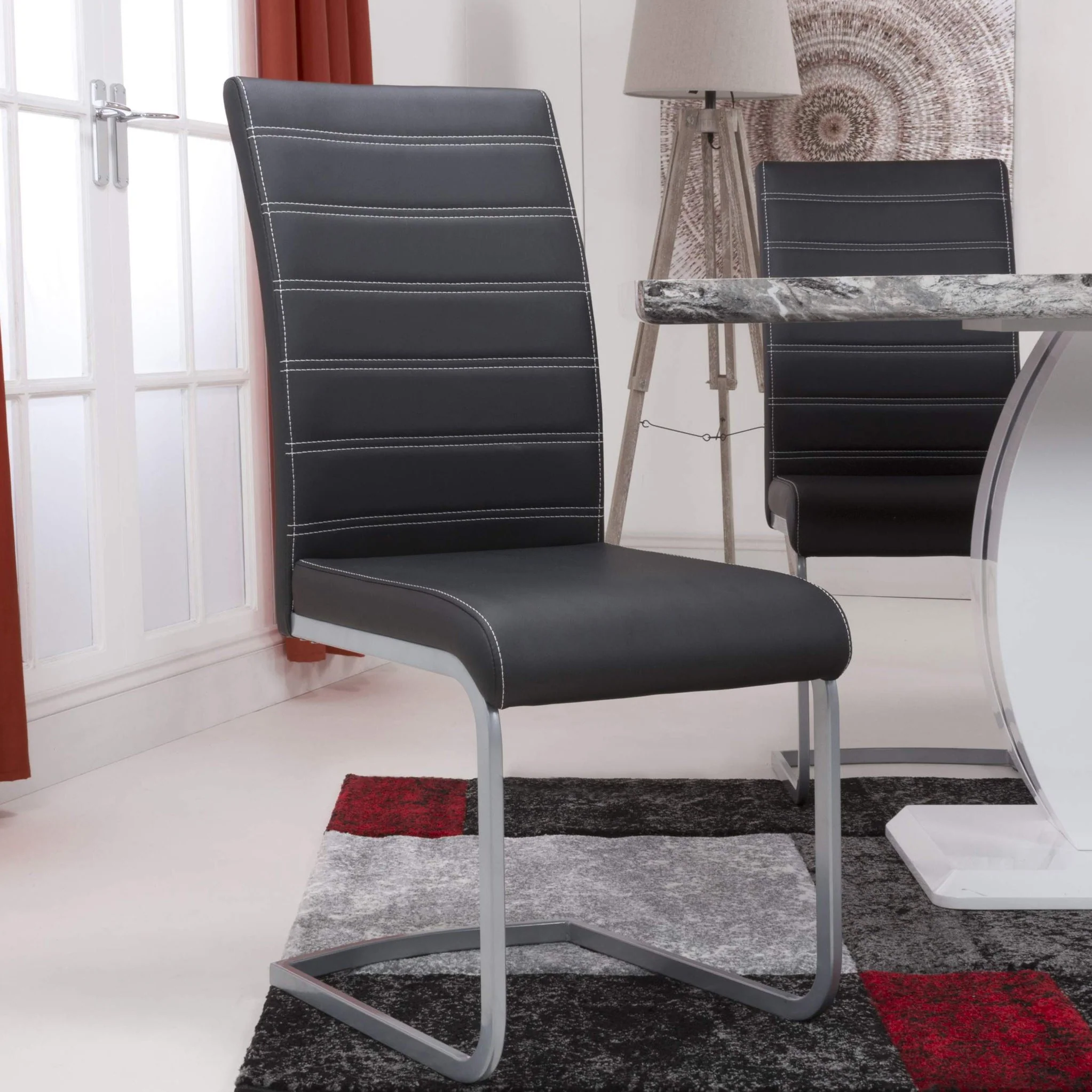 Rhoslyn Faux Leather Dining Chair - Image 3