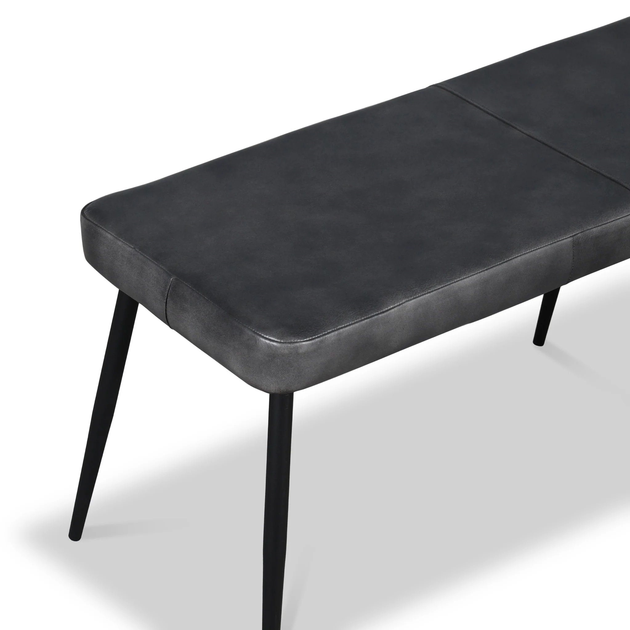 Riana Leather 160cm Bench - Image 5