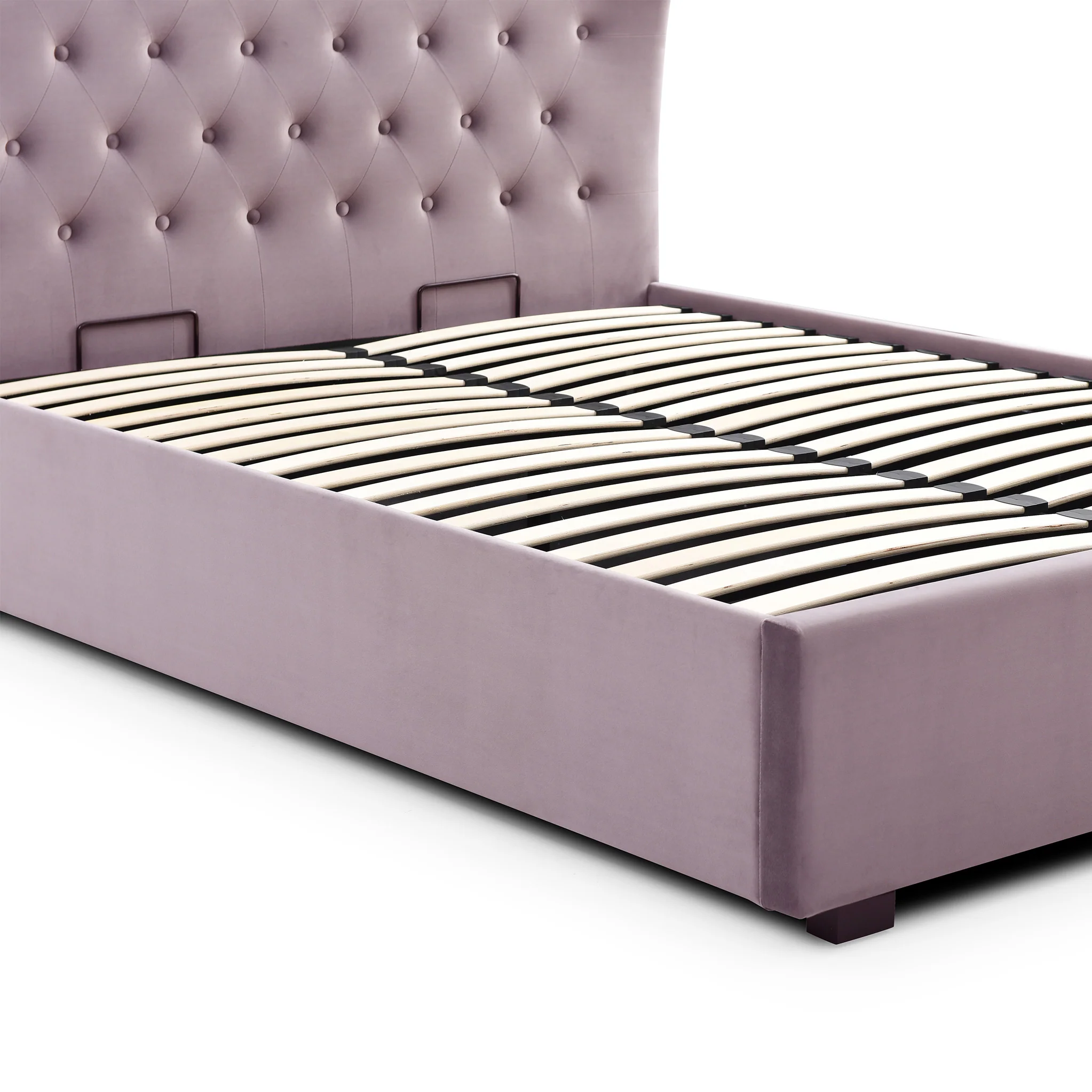 Richmond Velvet Ottoman Storage Bed Frame - Image 6