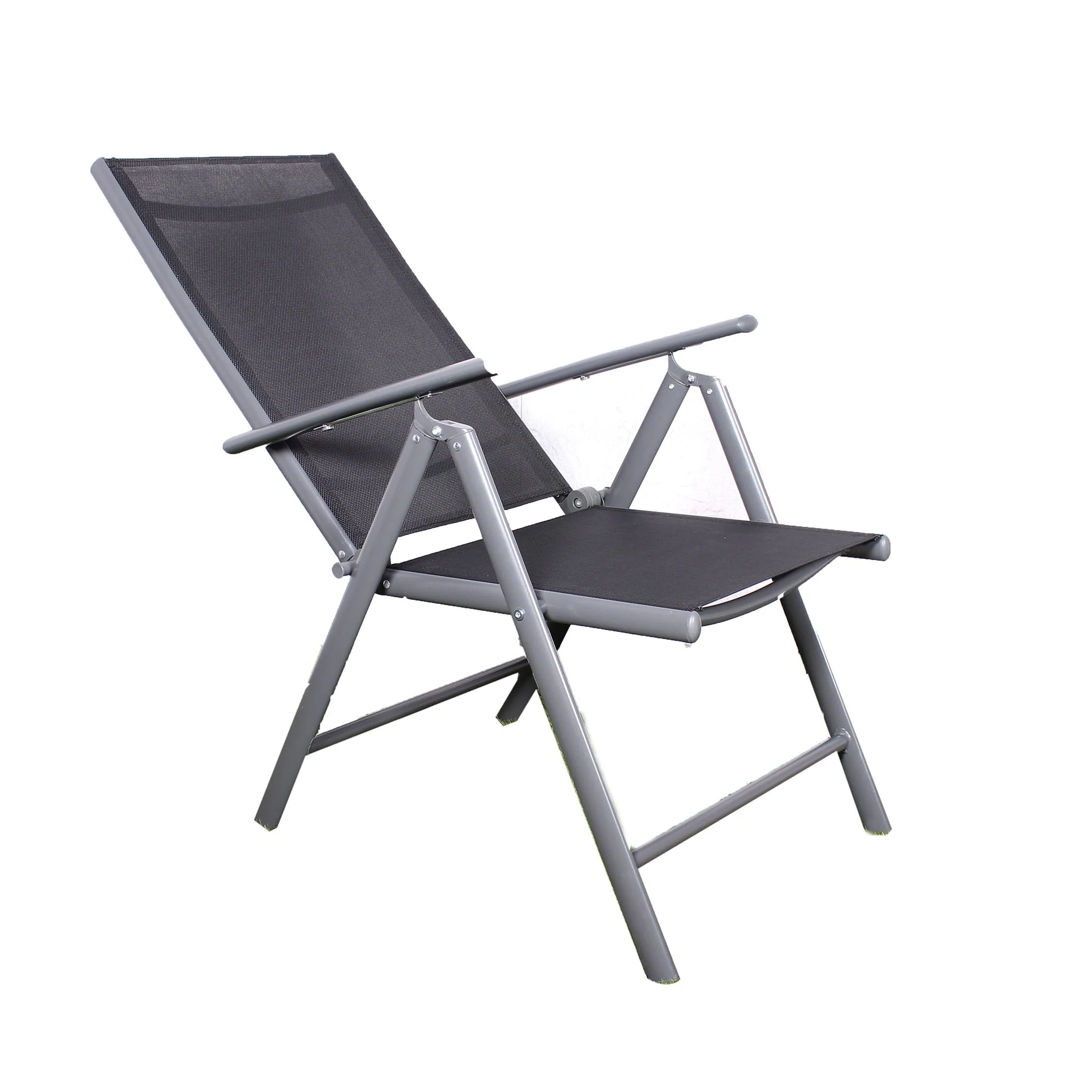 Rio Reclining 4 Seat Dining Set with Parasol - Image 10