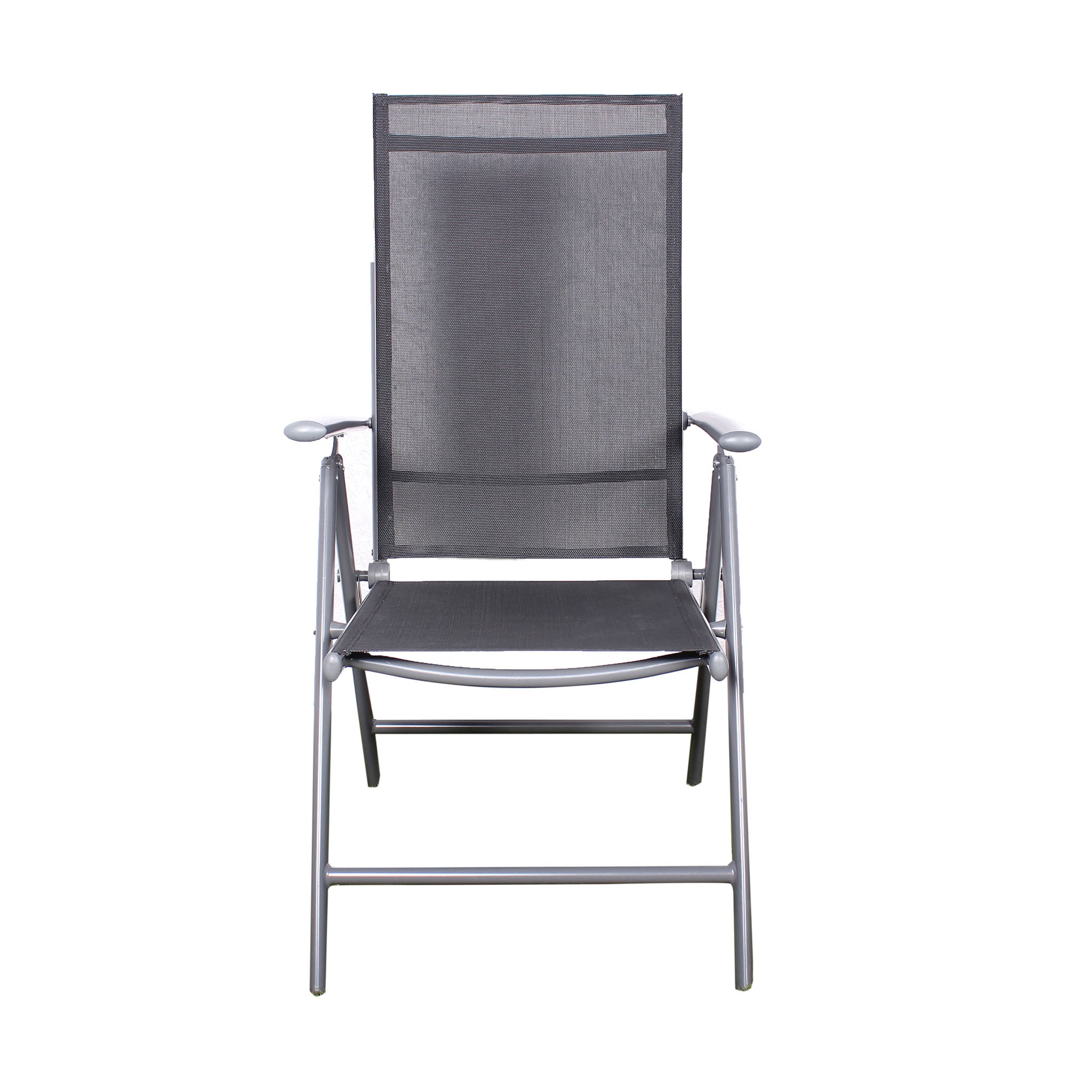 Rio Reclining 4 Seat Dining Set with Parasol - Image 11