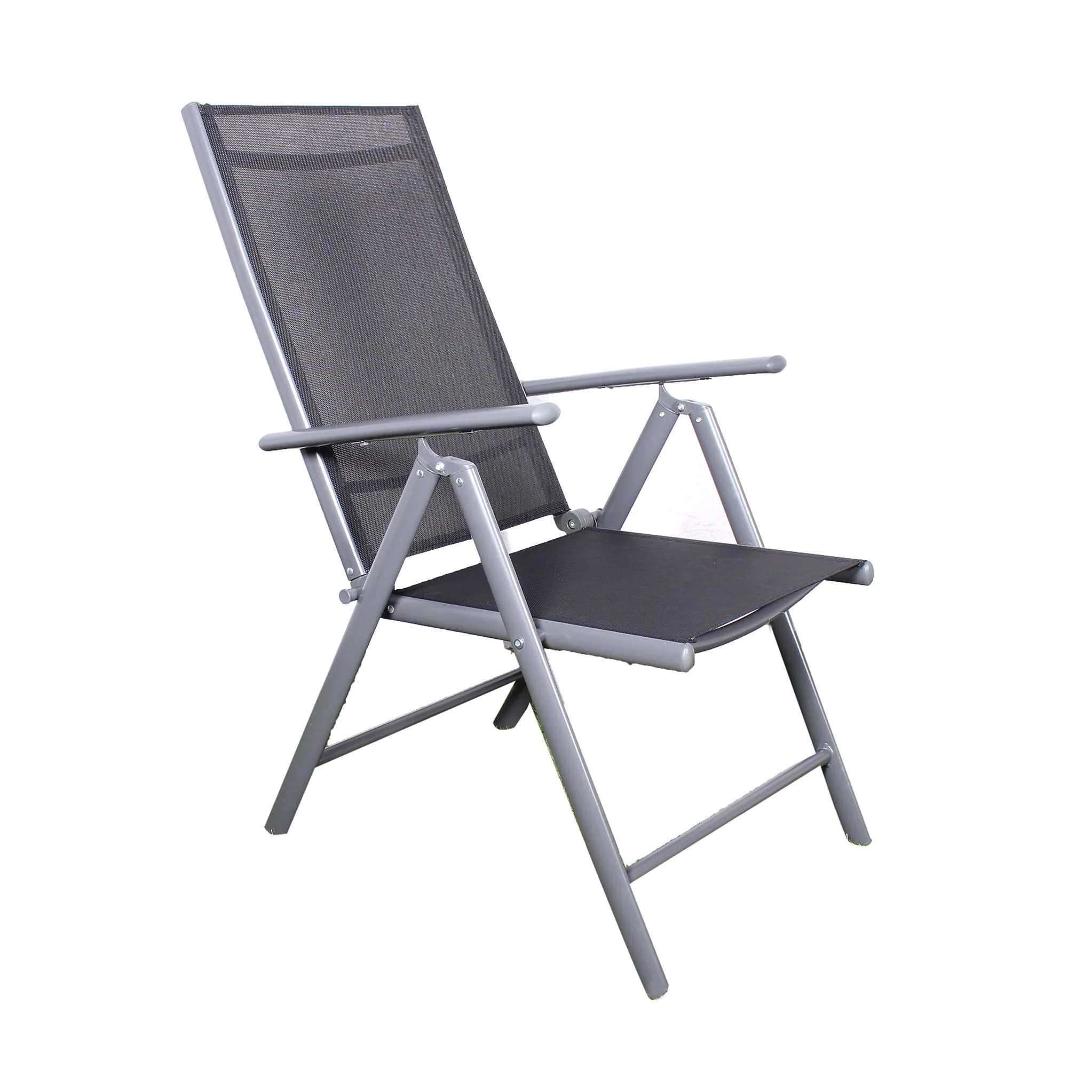 Rio Reclining 4 Seat Dining Set with Parasol - Image 8