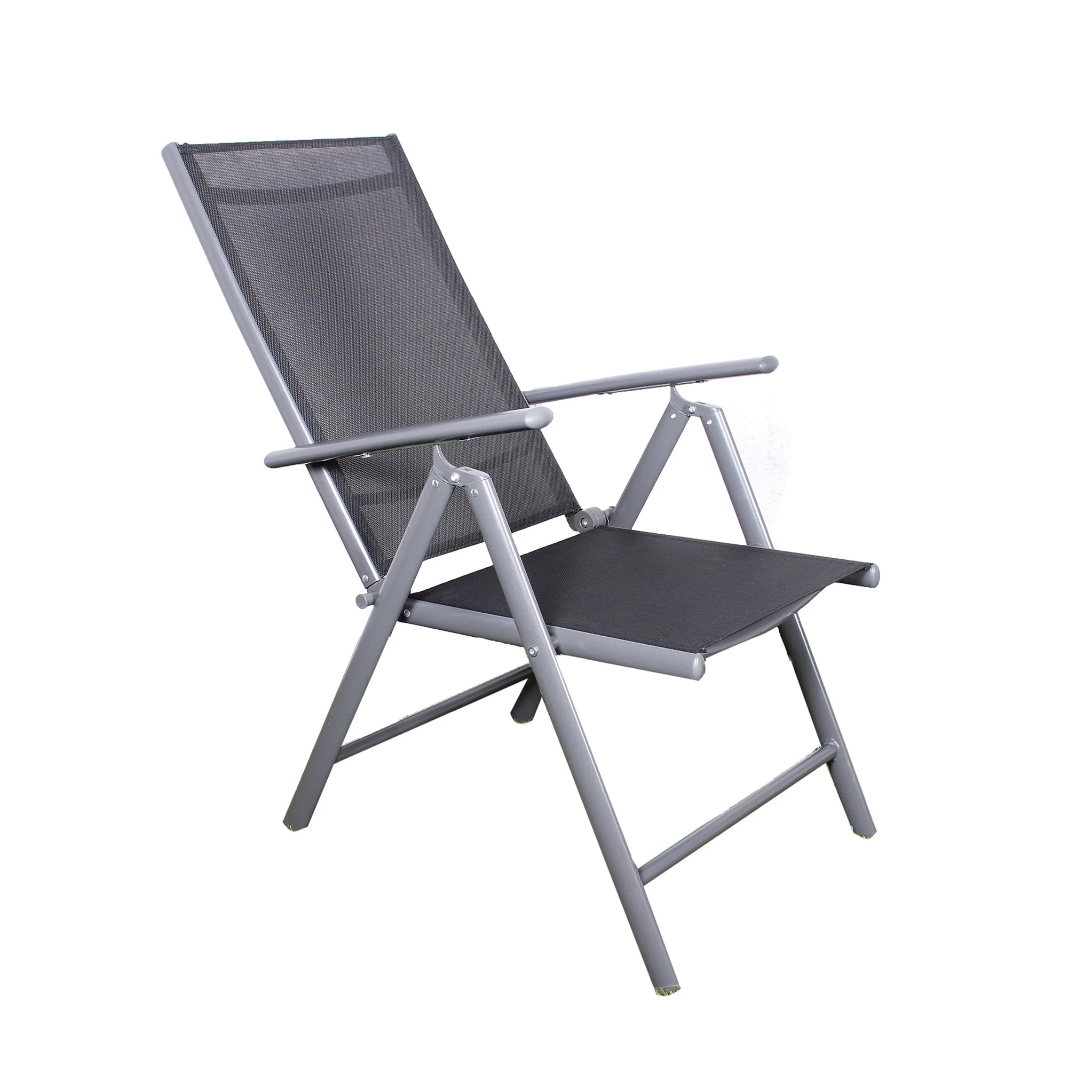 Rio Reclining 4 Seat Dining Set with Parasol - Image 9
