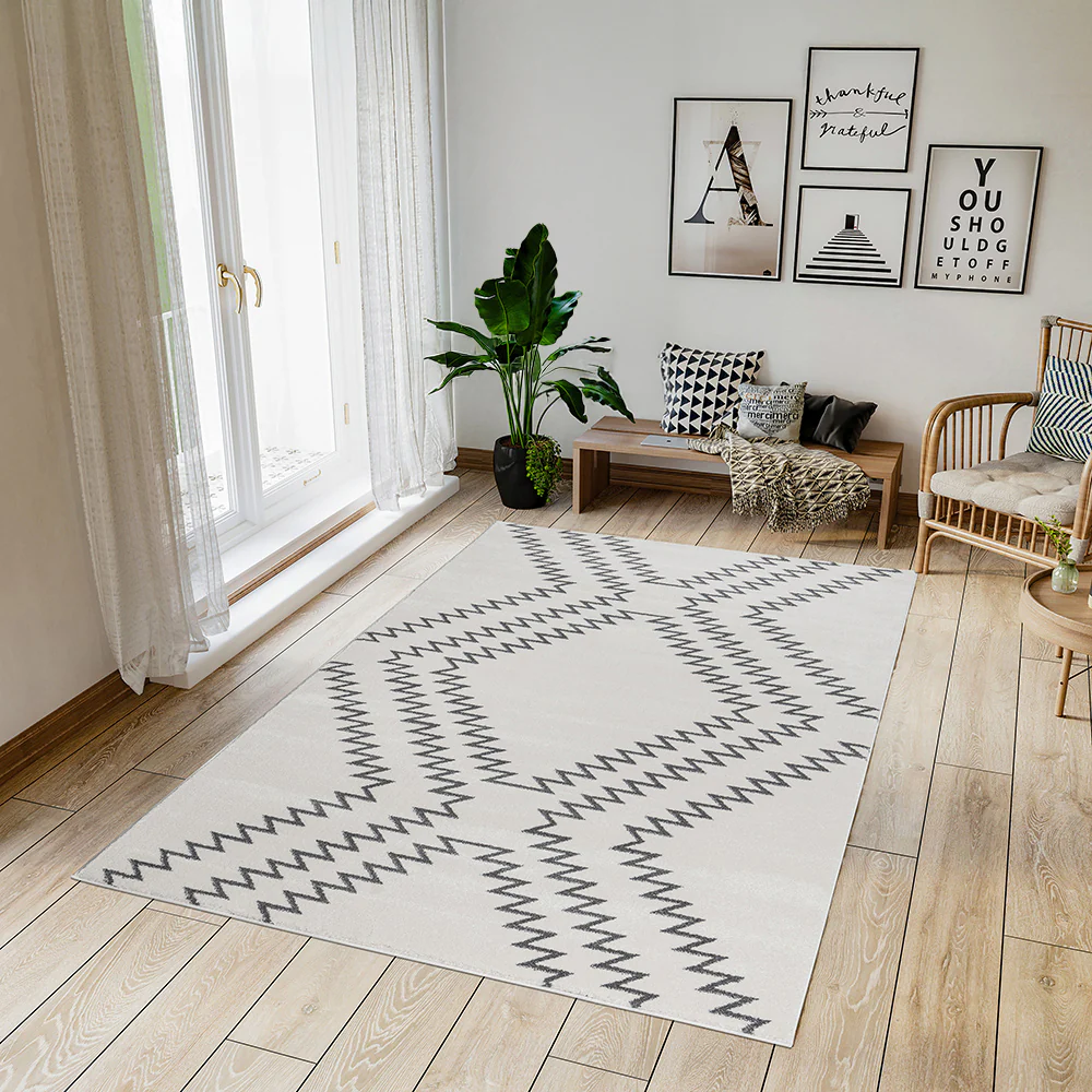 Ritz Soft Zig Zag Design Rug - Image 2