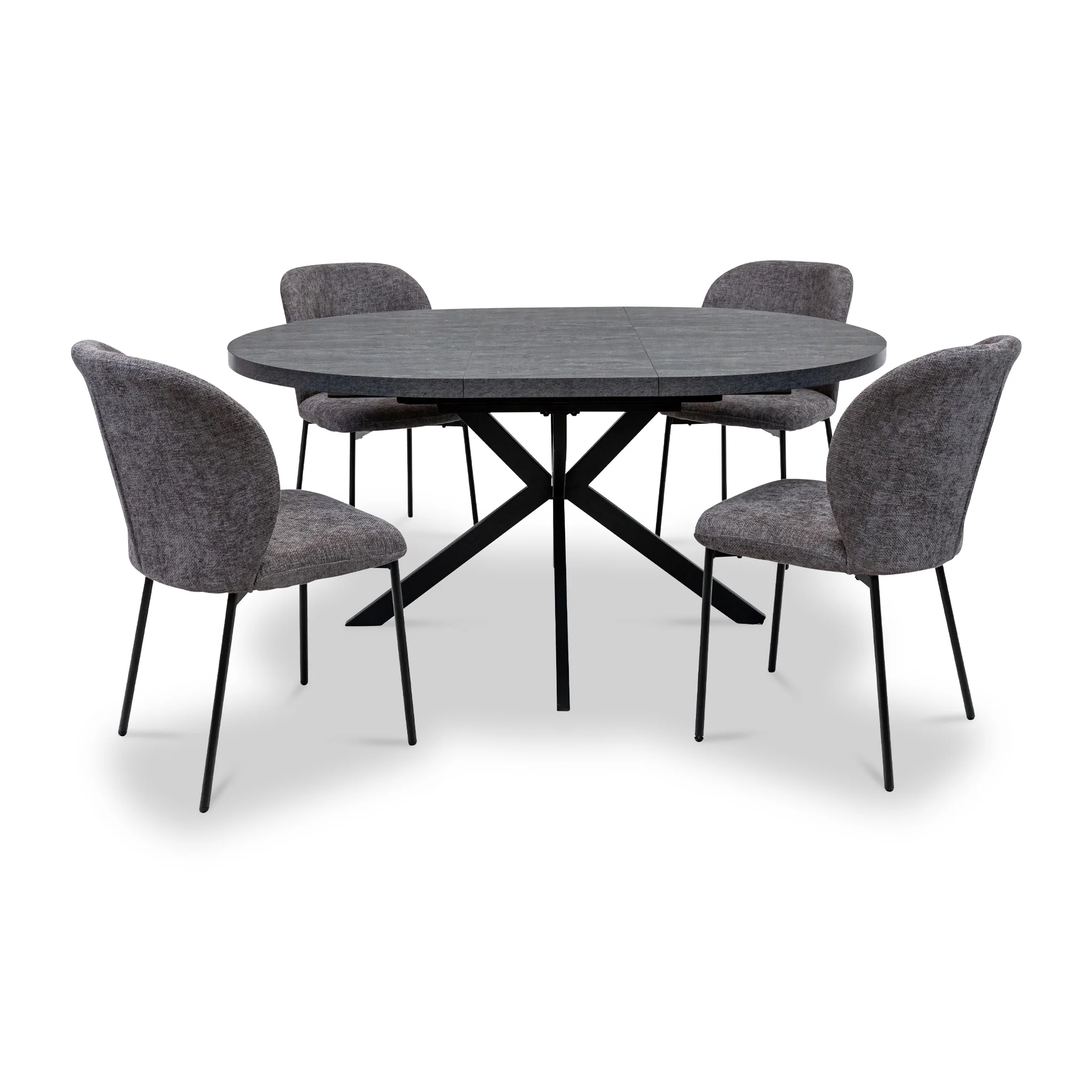 Rivelle 120-160cm Extending Round Dining Table - Image 3